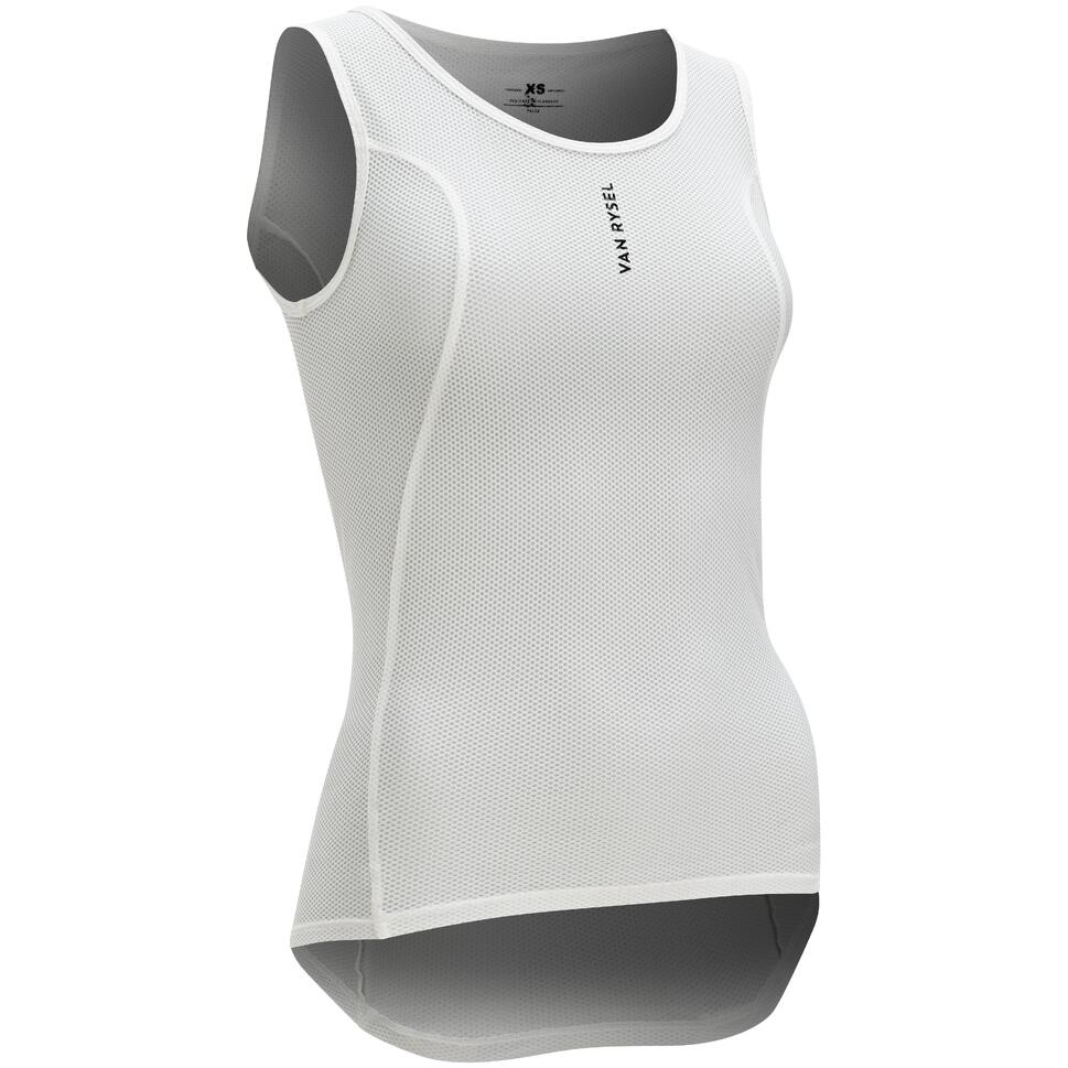 Van Rysel Women's Cycling Mesh Base Layer - Breathable & Lightweight for Warm Weather - Perfect for Road Biking, Spinning & Outdoor Sports
