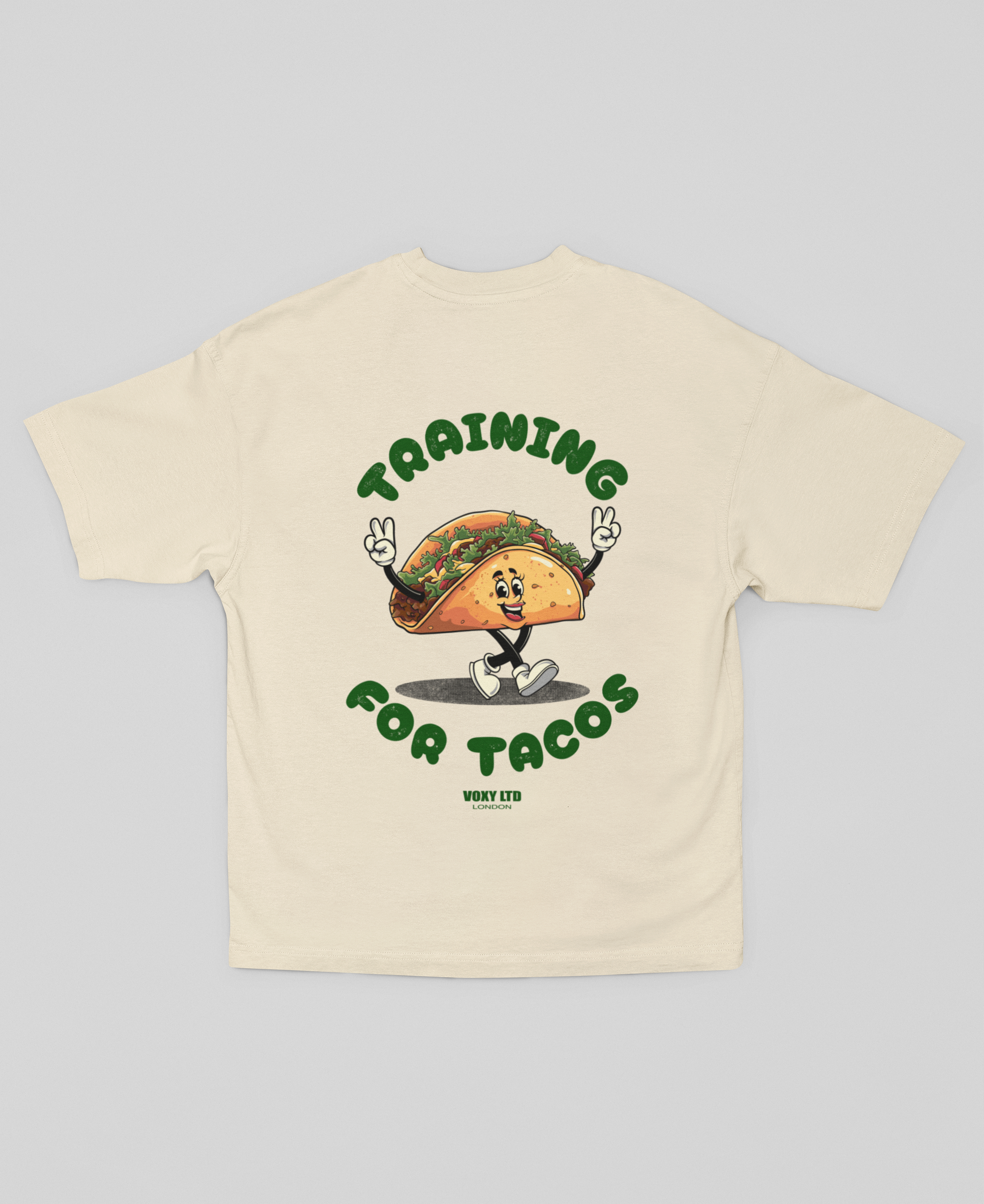 Oversized Taco Graphic T-Shirt for Men & Women - Comfortable Casual Wear for Parties, Festivals, and Everyday Outfits