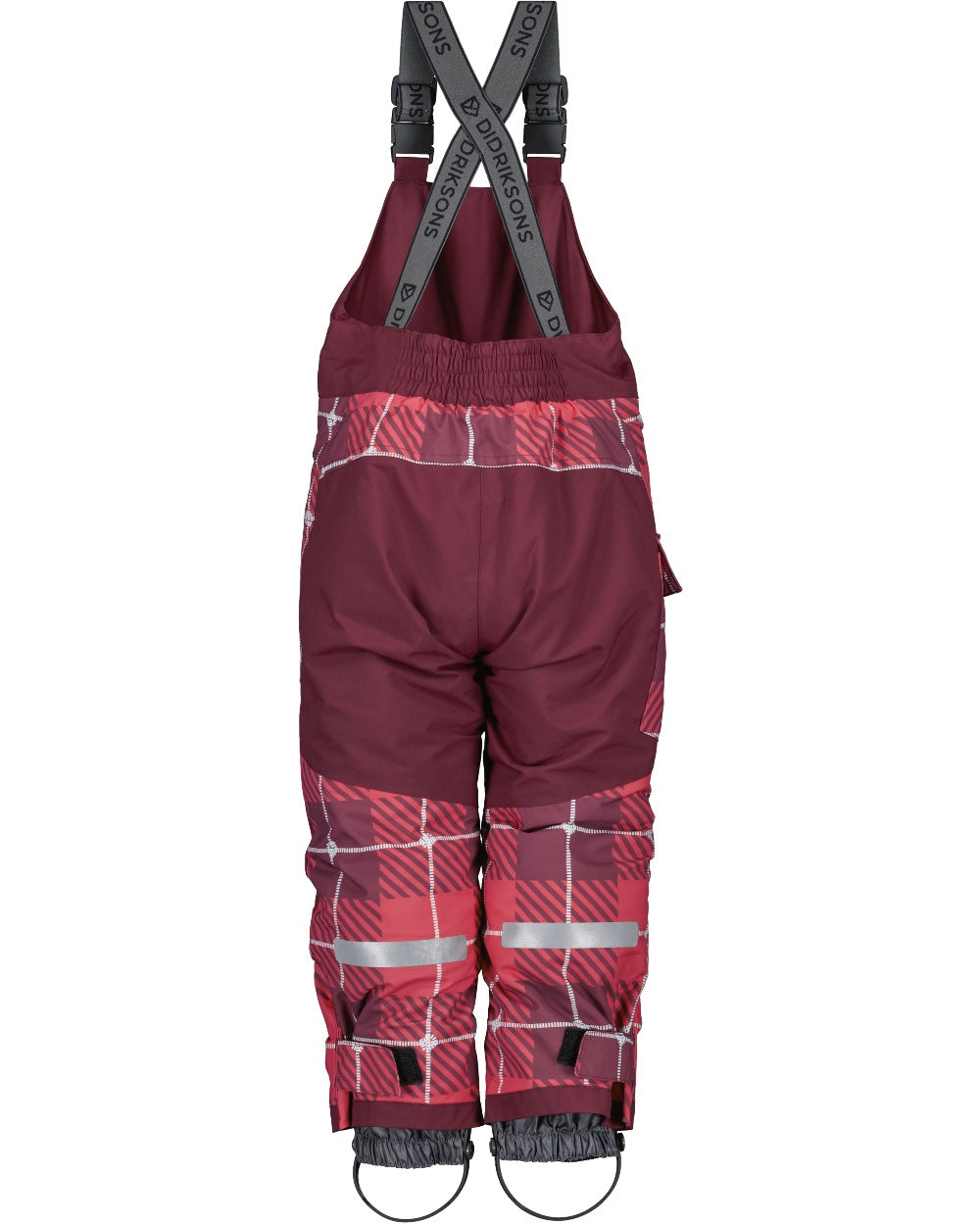 Didriksons Kids Polarbjorn Printed Bib Pants - Waterproof Snow Pants for Boys & Girls - Winter Outdoor Play, Skiing & Snowboarding