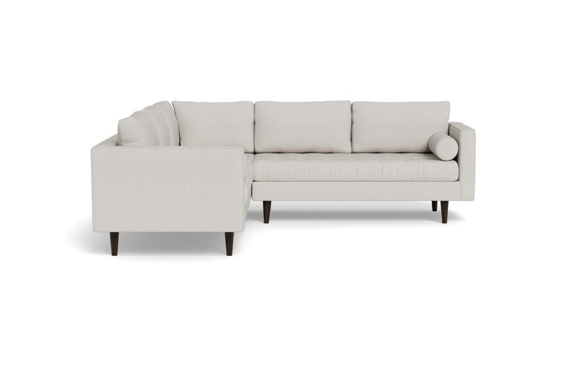 Ladybird 103 Corner Sectional Sofa - Modern L-Shaped Couch for Living Room, Family Room & Small Spaces | Comfortable Fabric Upholstery, Sturdy Frame | Perfect for Apartments, Condos & Home Theater Seating