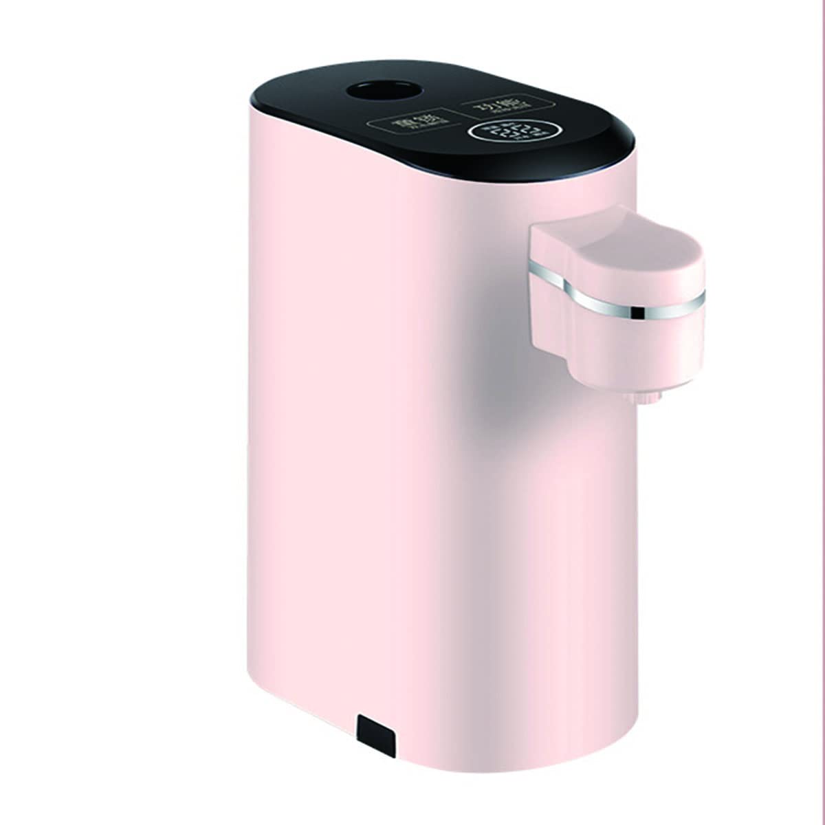 XXZLH Mini Desktop Water Cooler Dispenser - Top Loading Hot & Cold Water Dispenser with Child Safety Lock, Pink Drinking Fountain for Home, Office & Dorm Room Use