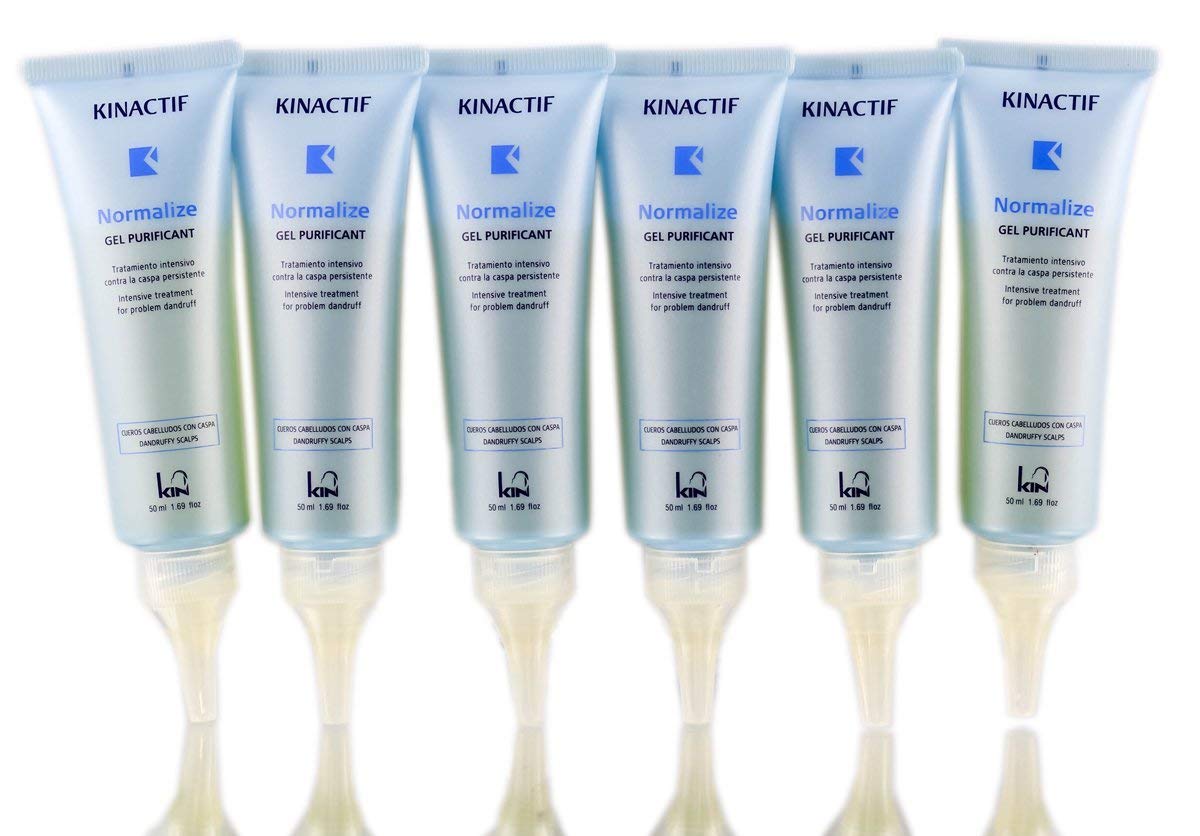 Kin Kinactif Normalize Peeling Gel Intensive Treatment - 6 Pack (1.69 oz Each) | Exfoliating Face Scrub for Smooth Skin | Perfect for Daily Skincare Routine & Acne-Prone Skin