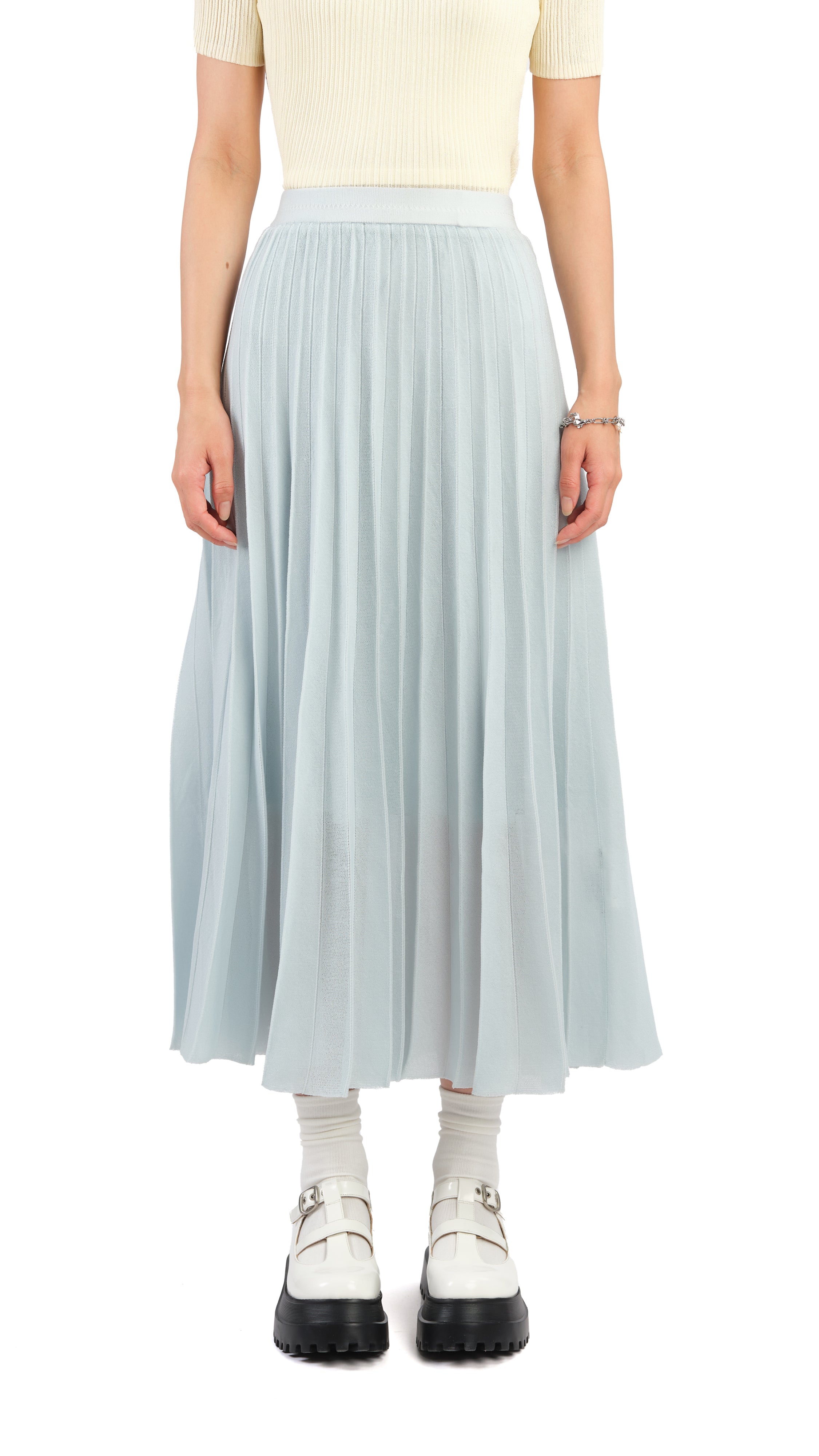 Elegant Sheer Knit Skirt for Women - Comfortable & Stylish A-Line Midi Skirt - Perfect for Casual Outings, Date Nights & Summer Fashion