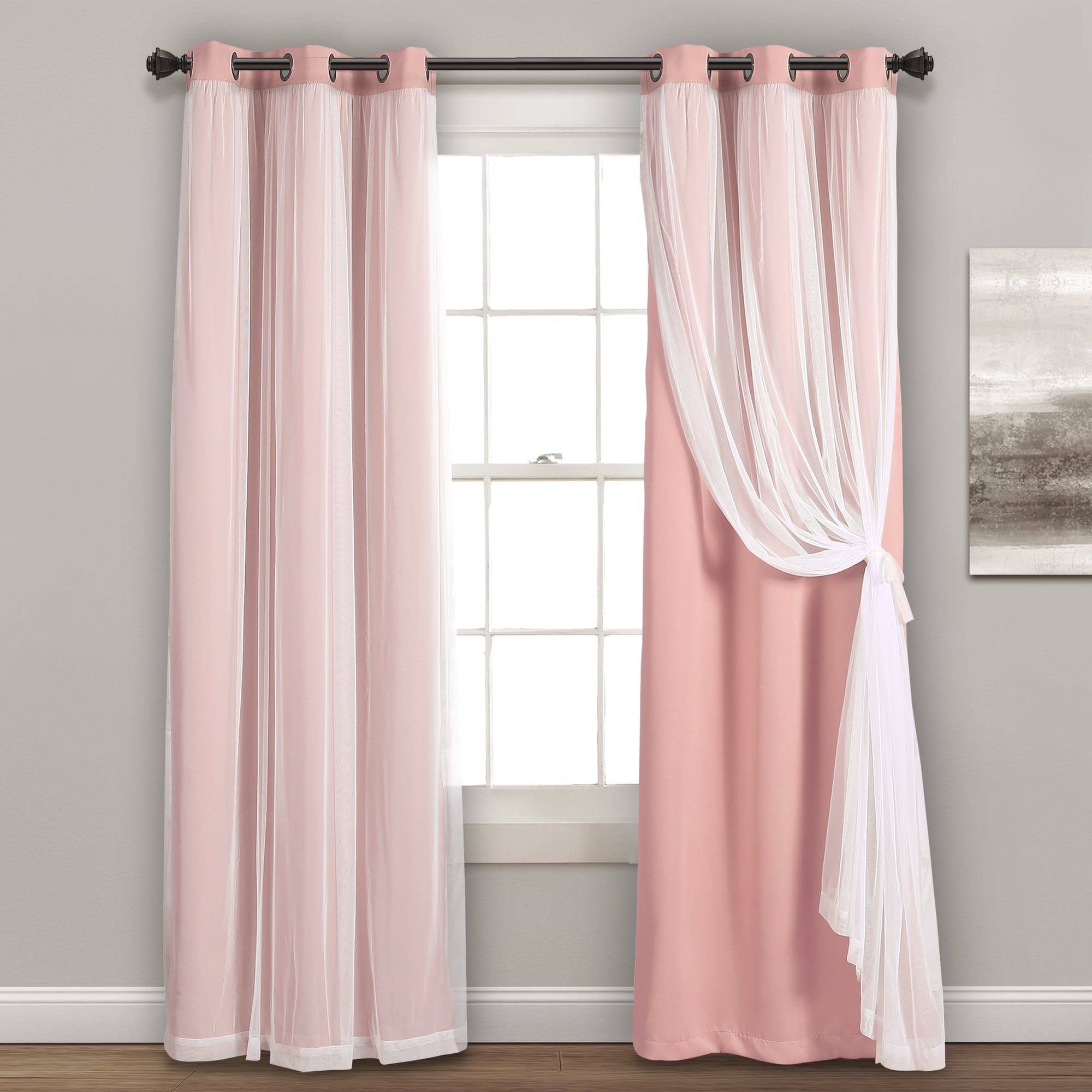 Blackout Curtains with Grommet Top & Insulated Lining - Thermal Sheer Window Panels for Bedroom & Living Room - Noise Reducing & Energy Efficient Home Decor