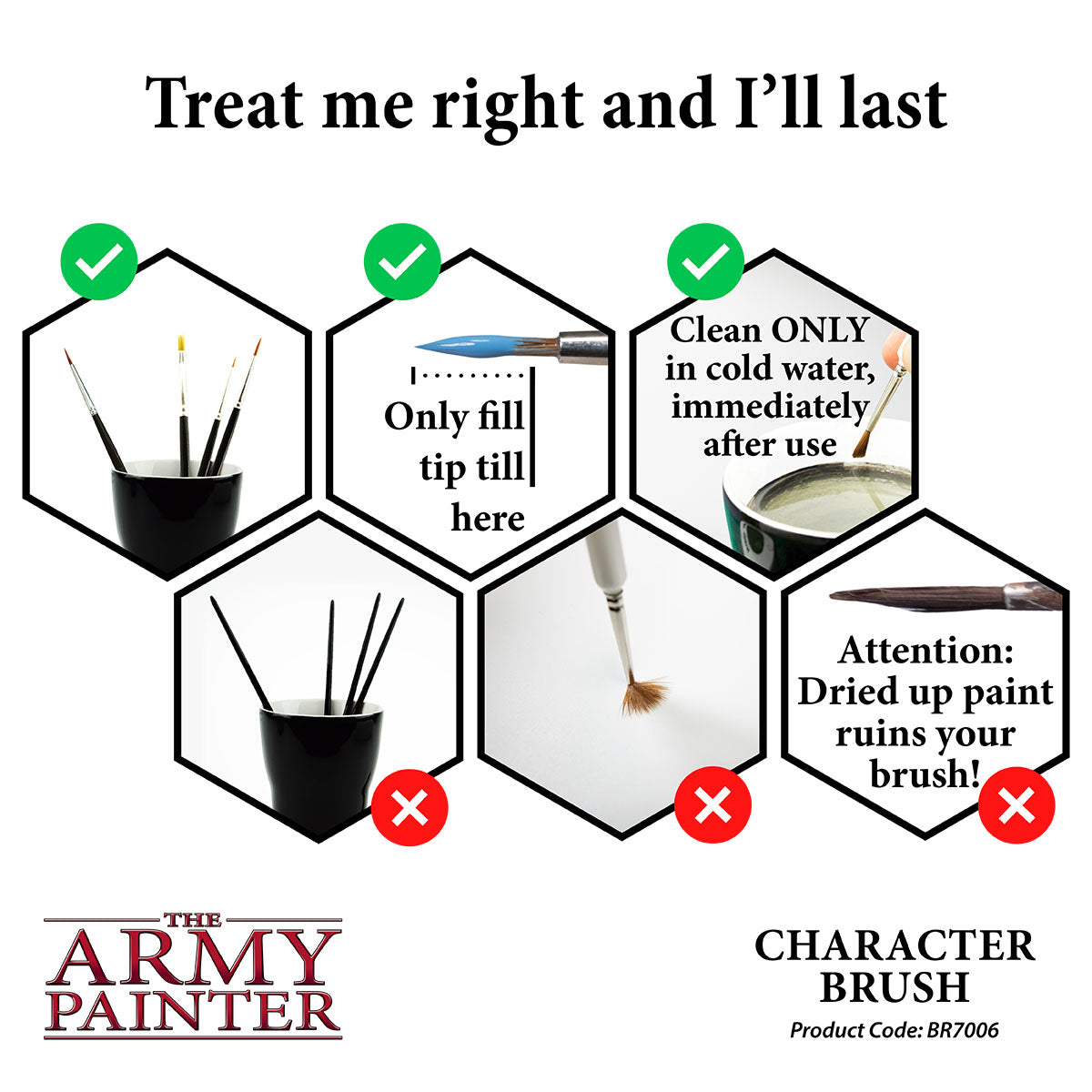 Premium Wargamer Brush Set for Miniature Painting - Fine Detail Brushes for Tabletop Gaming & Model Kits - Perfect for Warhammer, D&D, and Miniature Hobbyists