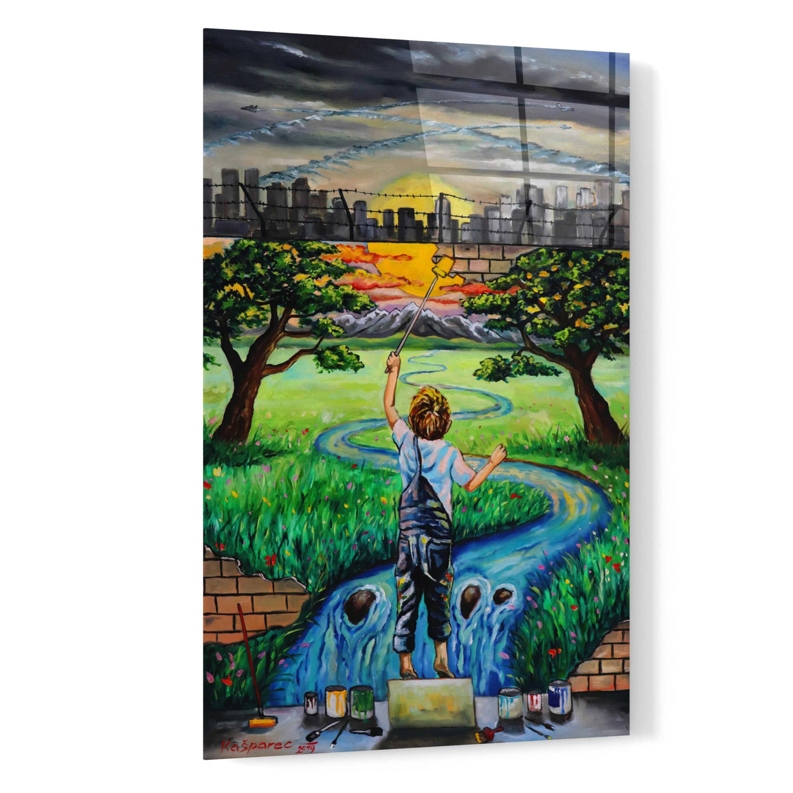 Epic Art 'Boy And The Wall' by Jan Kasparec - 16