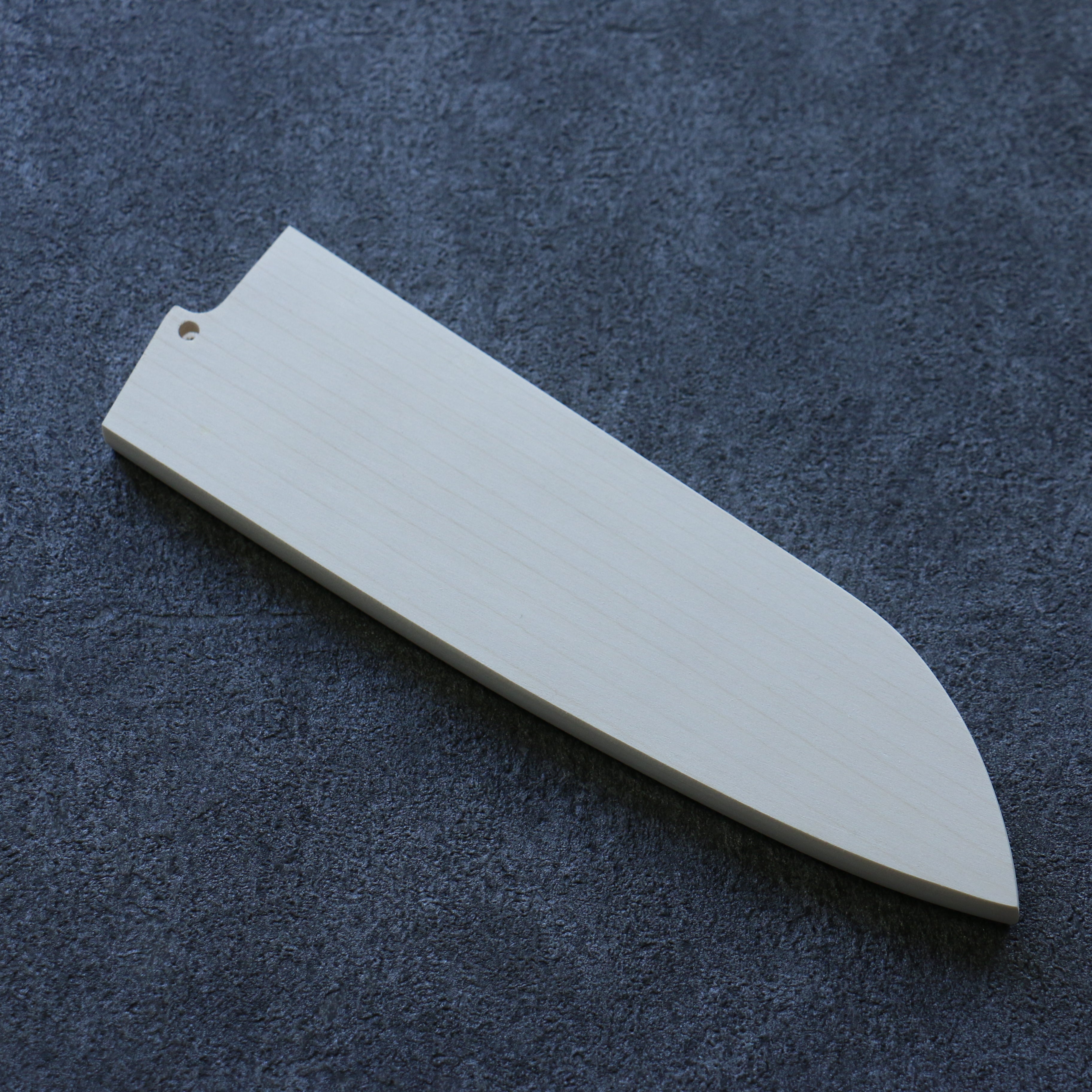Premium 165mm Santoku Knife Sheath - Magnolia Wood & Plywood Pin - Perfect for Kitchen Storage, Travel, and Gift Giving