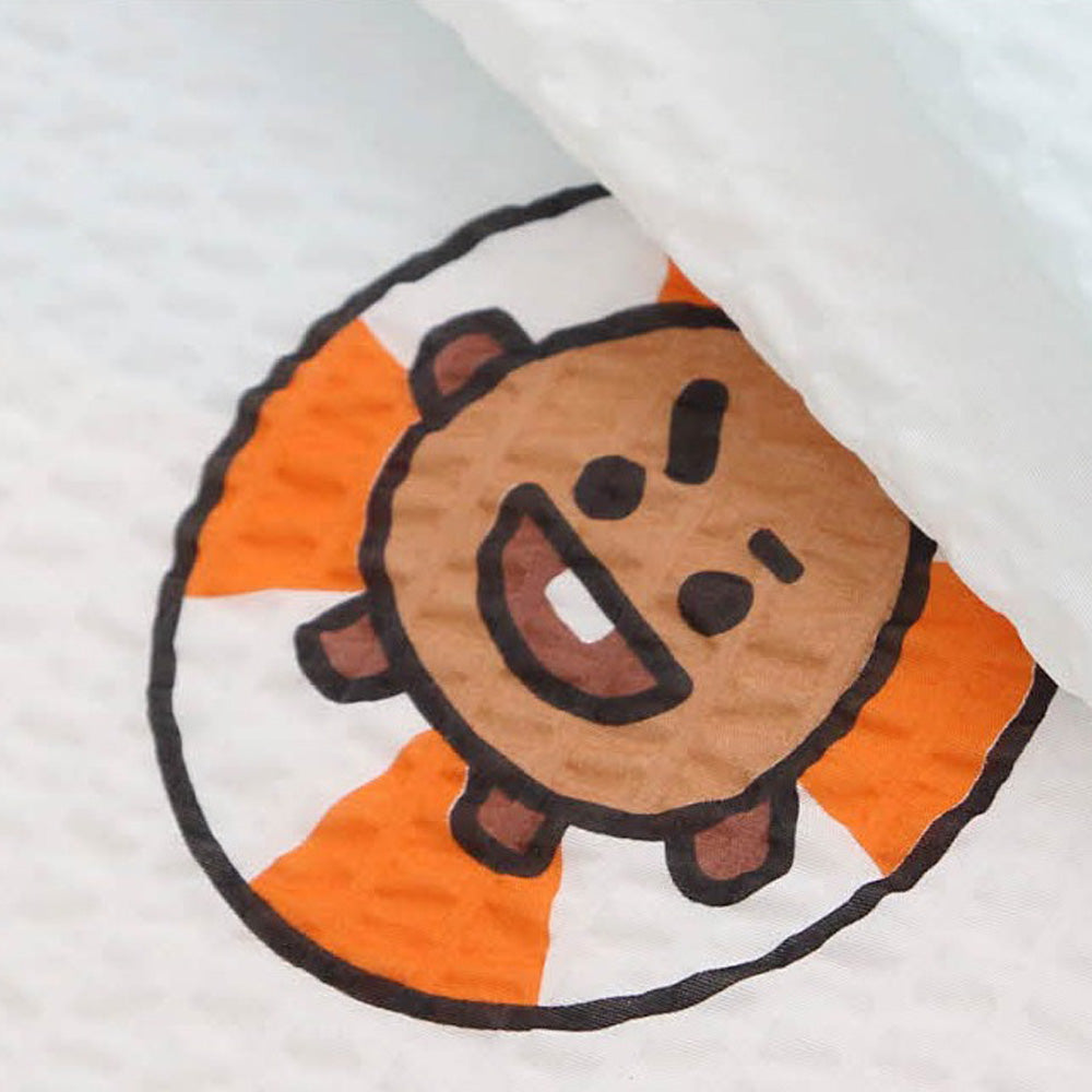 BT21 Ripple Blanket - Yummy Shooky Soft Plush Throw Blanket for Fans | Cozy Home Decor, Anime Gifts, Cuddling & Netflix Nights