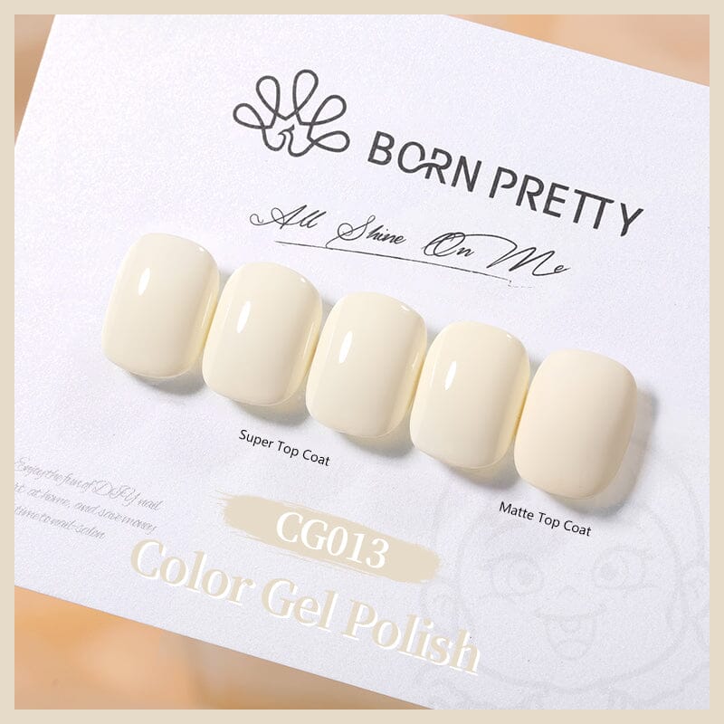 Silky White Series Color Gel Polish CG013 - 10ml Nail Polish for Manicure & Pedicure - Long Lasting & High Gloss Finish - Perfect for Home & Salon Use