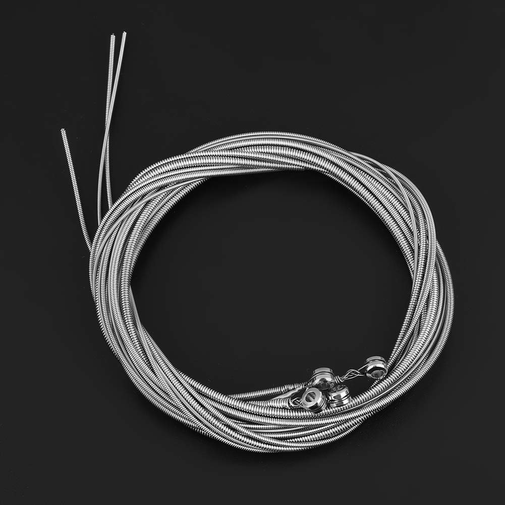 Premium 4-String Electric Bass Guitar Strings (1mm/1.4mm/2mm/2.5mm Gauges) - Durable Nickel Wound Replacement Strings for Bass Players | Perfect for Rock, Jazz & Studio Recording