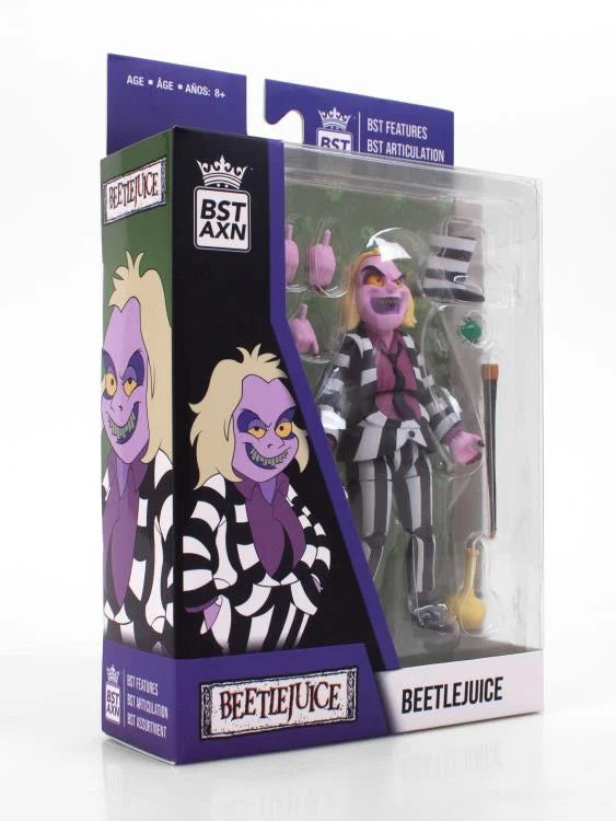 BST AXN Beetlejuice Action Figure - Collectible Movie Character Toy for Fans & Display - Perfect for Halloween Decor, Cosplay & Gift Giving