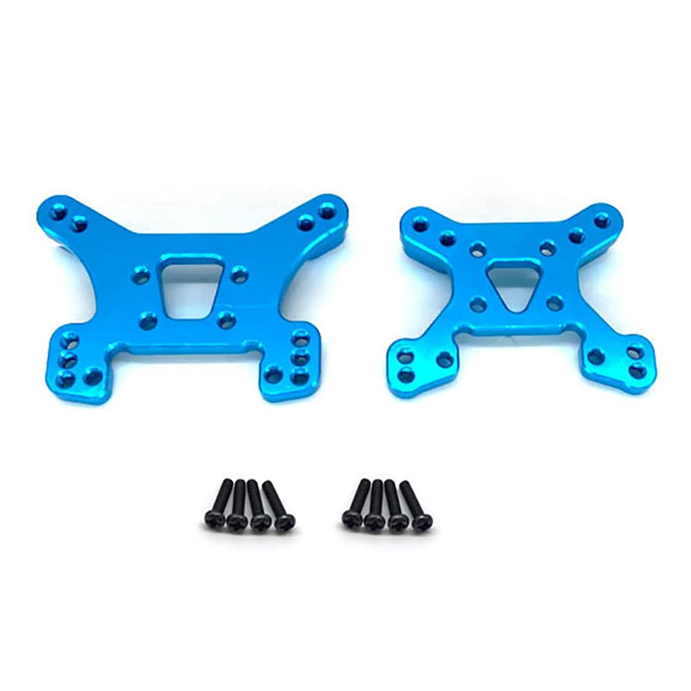 Metal Front & Rear Shock Absorber with Shock Tower Mount & M3 Screws for 1/14 RC 144001 Crawler Car - Golden Upgrade Parts | Off-Road Racing, Rock Crawling, RC Car Modifications