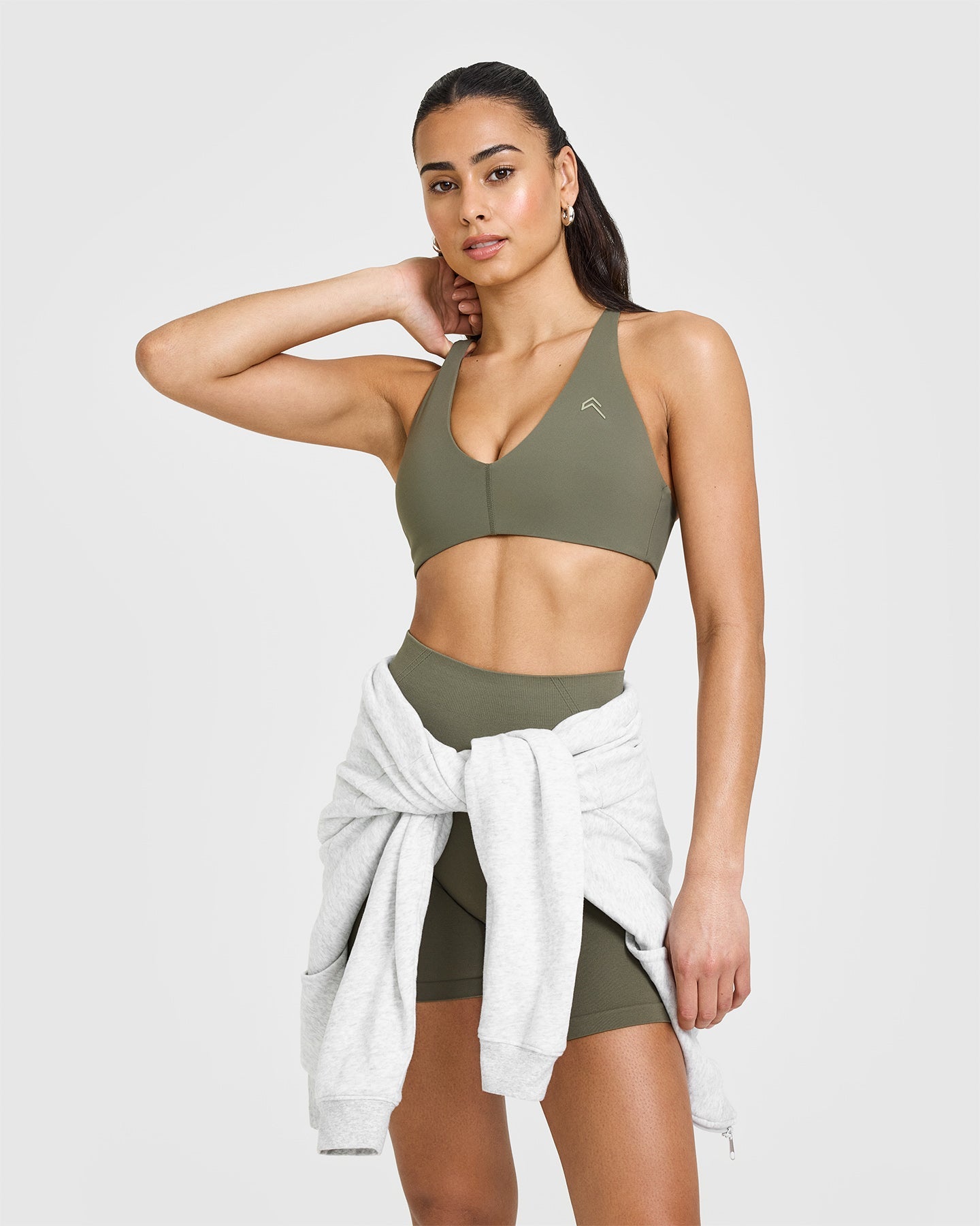 Seamless Wireless Micro Bralette - Alpine Green | Comfortable Light Support Bra for Yoga, Lounge & Everyday Wear