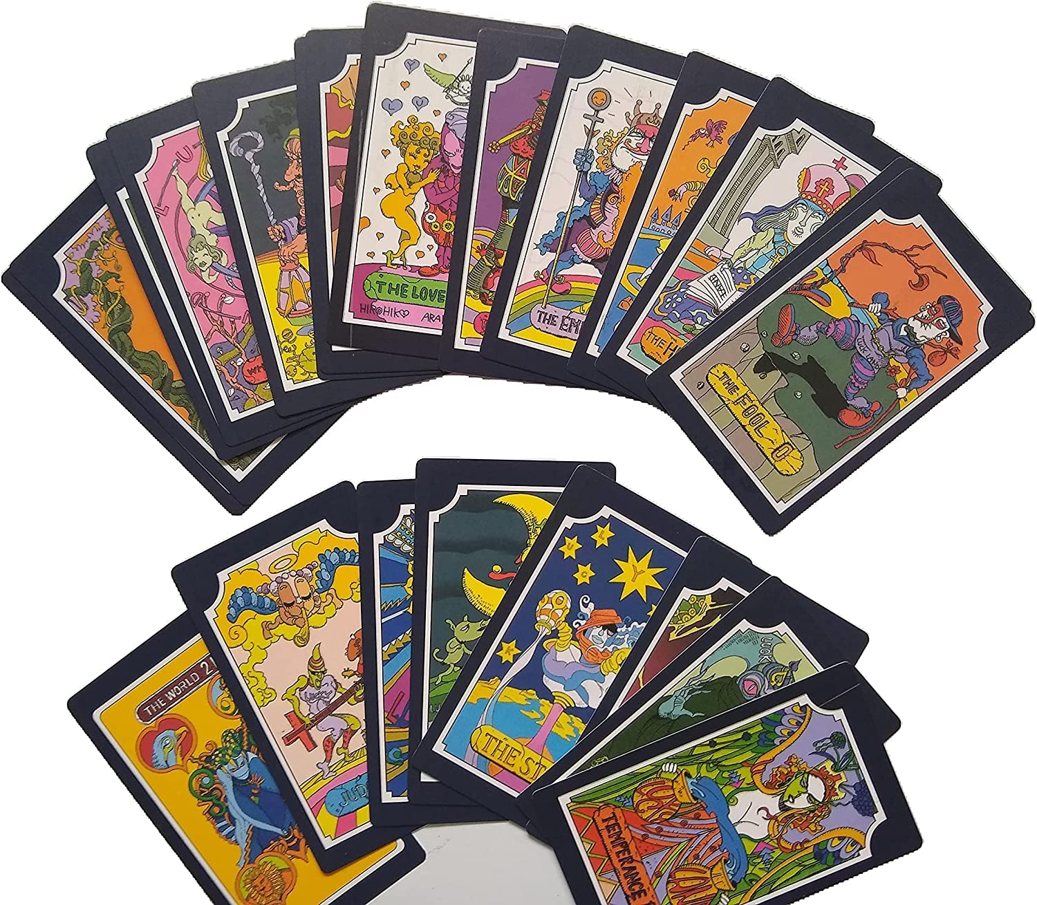Milcraft Adventure Anime Tarot Cards - 31 Pcs JoJo's Bizarre Adventure Tarot Deck for Divination, Board Games & Party Entertainment | Perfect for Anime Fans, Collectors & Game Nights