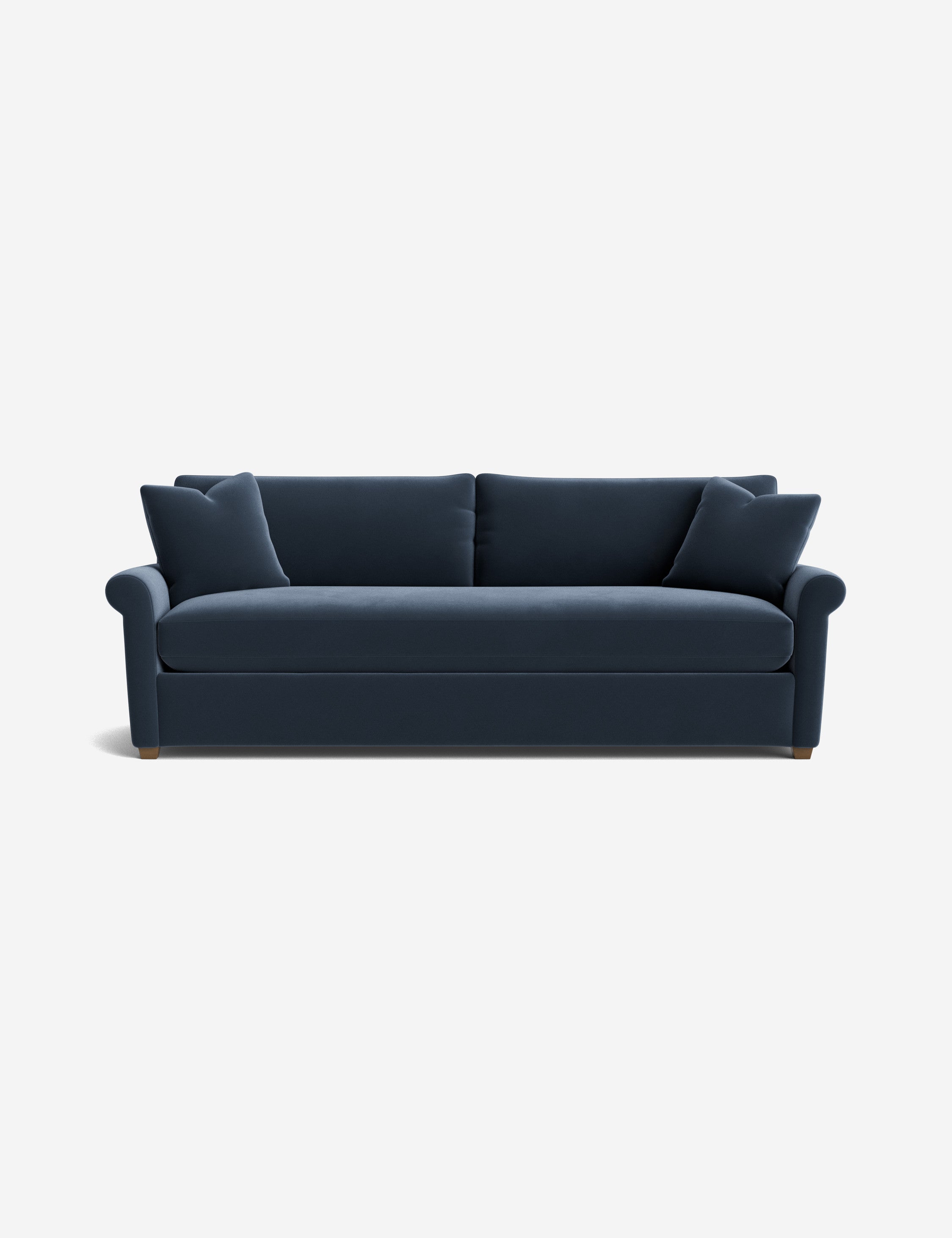 Everdeen Sofa - Modern Comfortable 3-Seater Couch for Living Room, Home Theater & Office - Soft Fabric Upholstery with Sturdy Wooden Frame - Perfect for Relaxing, Entertaining & Small Spaces