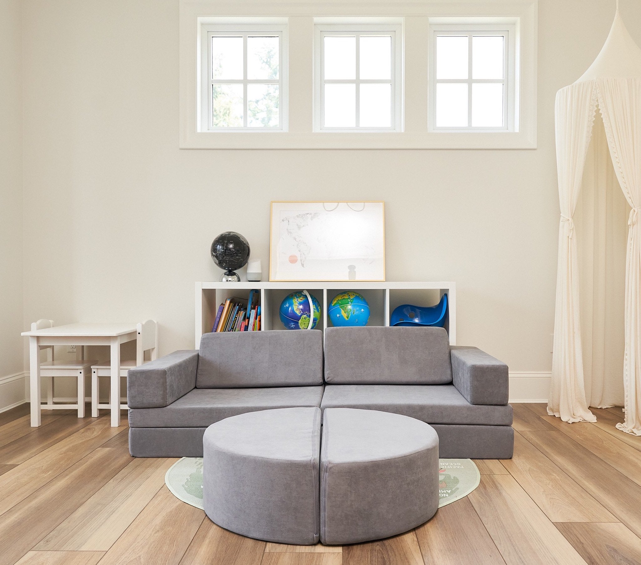 Modular Play Sofa for Kids - Soft & Safe Children's Play Couch - Perfect for Playrooms, Daycare & Home Theater Seating