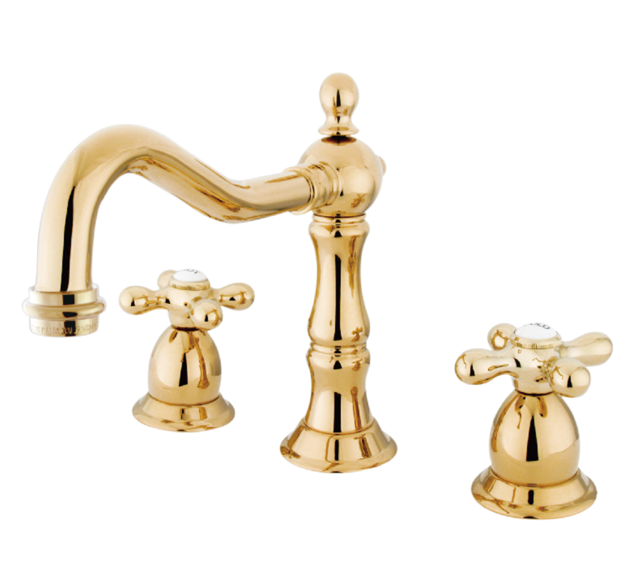 Heritage 8 Inch Widespread Bathroom Faucet with Cross Handles - Classic Design for Vanity Sinks, Perfect for Traditional and Modern Bathrooms