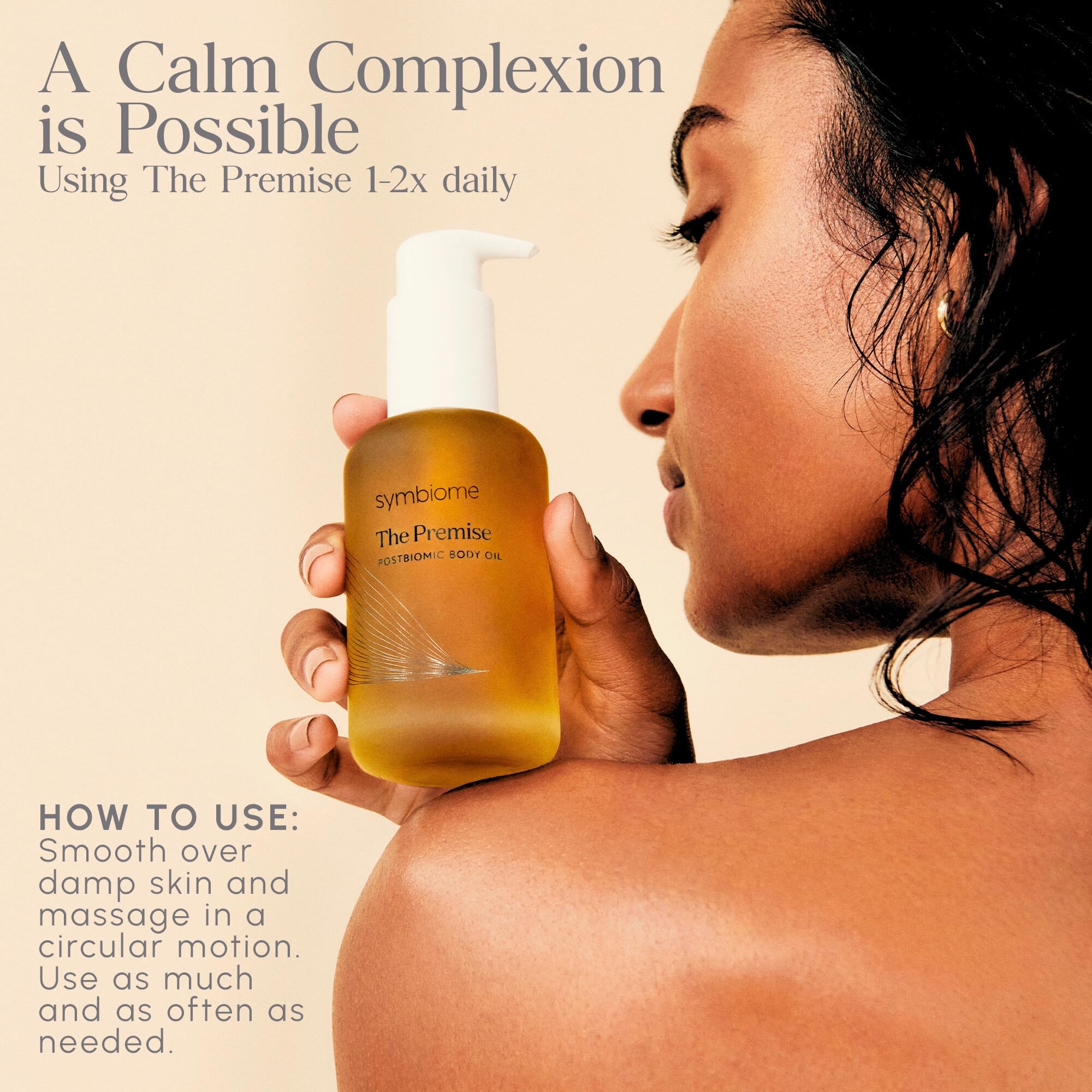Premiere Postbiomic Body Oil - Organic Vegan Fermented Skin Oil for After Shower Toning & Body Rejuvenation, 100mL | Hydrating & Transformative Skin Care for Dry Skin, Stretch Marks & Nighttime Routine