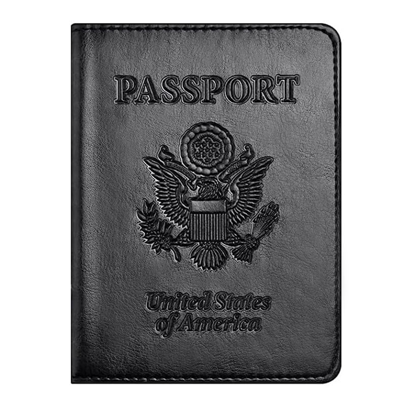 Premium Waterproof Passport Holder for Travel - Durable RFID Blocking Passport Wallet Cover for Men & Women - Secure & Stylish Travel Accessory (Black) - Perfect for Airports, Vacations & International Trips