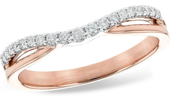 Diamond Enhancer Ring for Women - 14K Gold Plated Wedding Band Enhancer for Engagement Rings & Bridal Jewelry - Perfect for Anniversaries, Proposals & Special Occasions