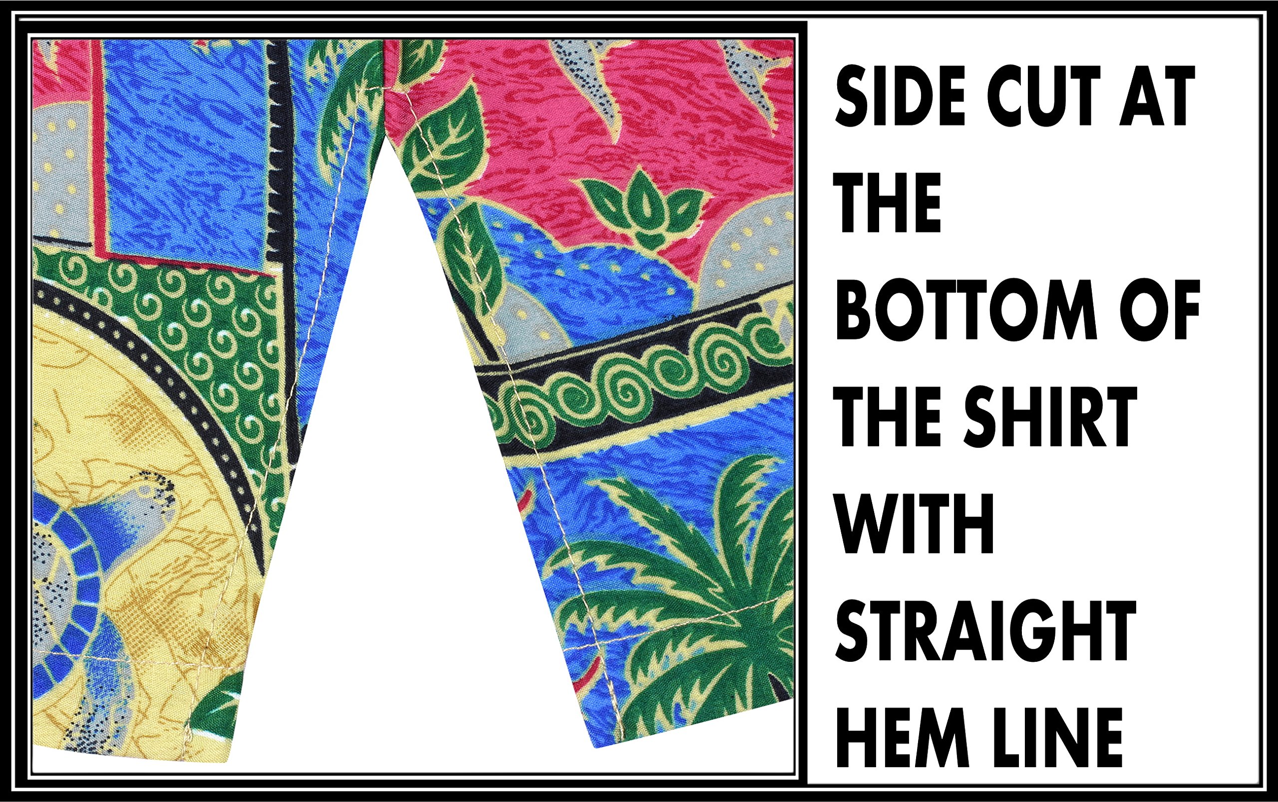 LA LEELA Women's Hawaiian Shirt - Short Sleeve Beach Blouse for Summer Vacation, Pool Party & Tropical Getaway