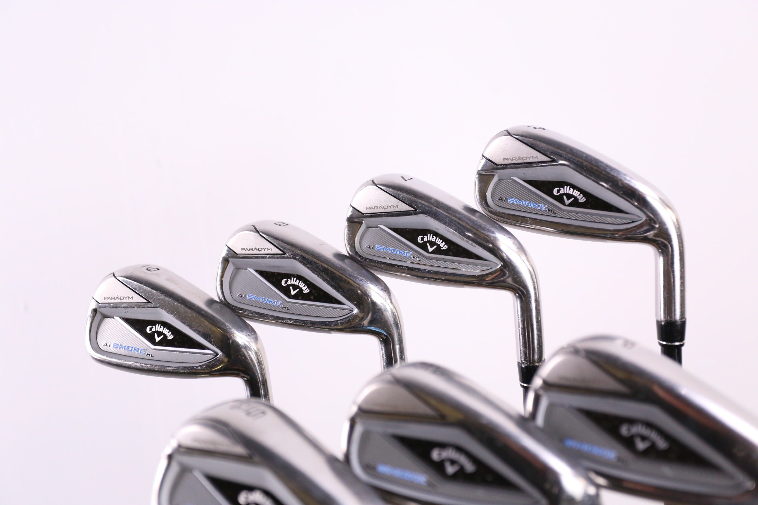 Used Callaway Paradym Ai Smoke HL Iron Set - Right Handed 6-SW Regular Flex Golf Clubs for Men | Perfect for High Launch & Distance on the Course