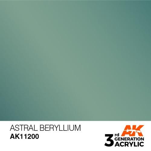 AK Interactive AK11200 Metallic Astral Beryllium Acrylic Paint - 17ml Bottle (3rd Gen) - Premium Model & Miniature Painting - Hobby, Wargaming, DIY Crafts