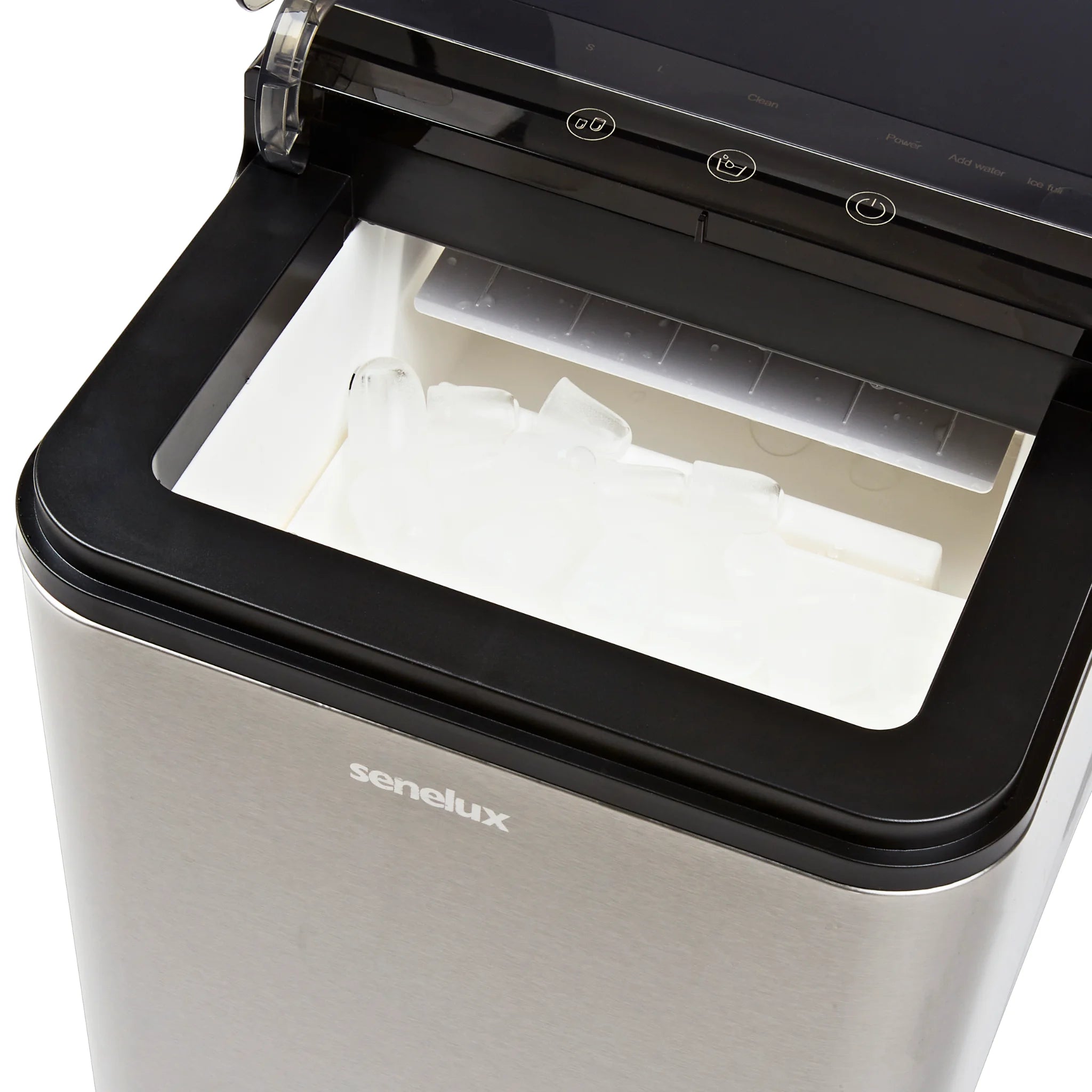 Fast Countertop Ice Maker - Makes Ice Cubes in 9 Minutes | Compact Portable Ice Machine for Home, Office, or RV | Refurbished