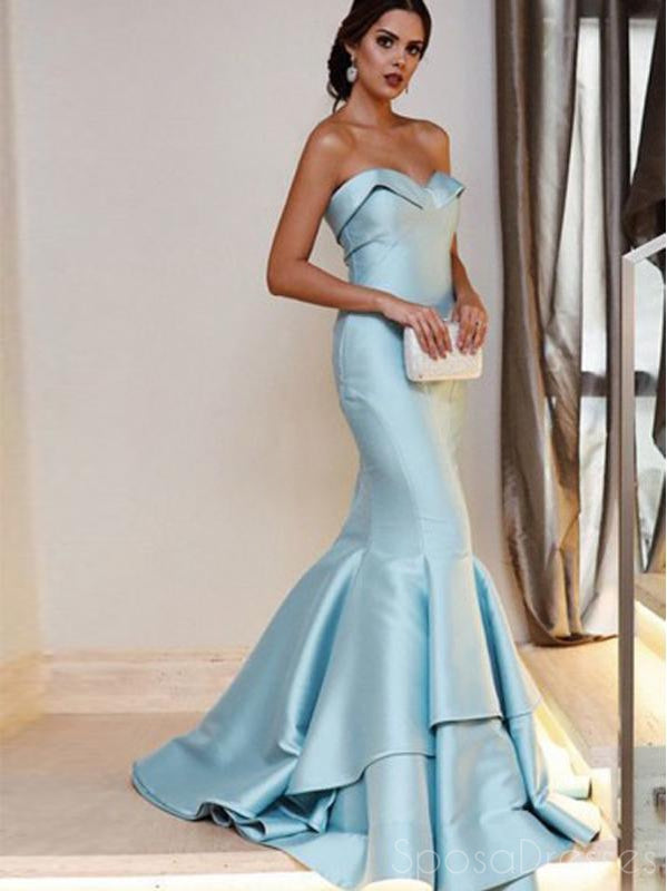 Elegant Mermaid Strapless Sleeveless Prom Dresses for Sweet 16 & Formal Events - Perfect for Homecoming, Quinceañera & Evening Parties | Style 12387