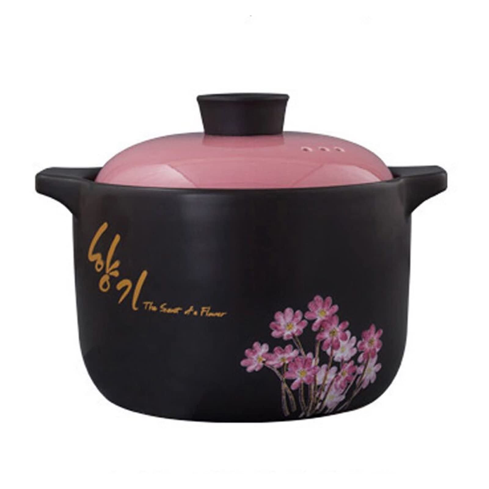 Premium 6L Ceramic Casserole Dish with Lid - Non-Stick Clay Pot for Baking, Stewing & Slow Cooking - Round Earthenware Cookware for Oven, Stovetop & Serving - Perfect for Soups, Stews & Casseroles (Color: A)