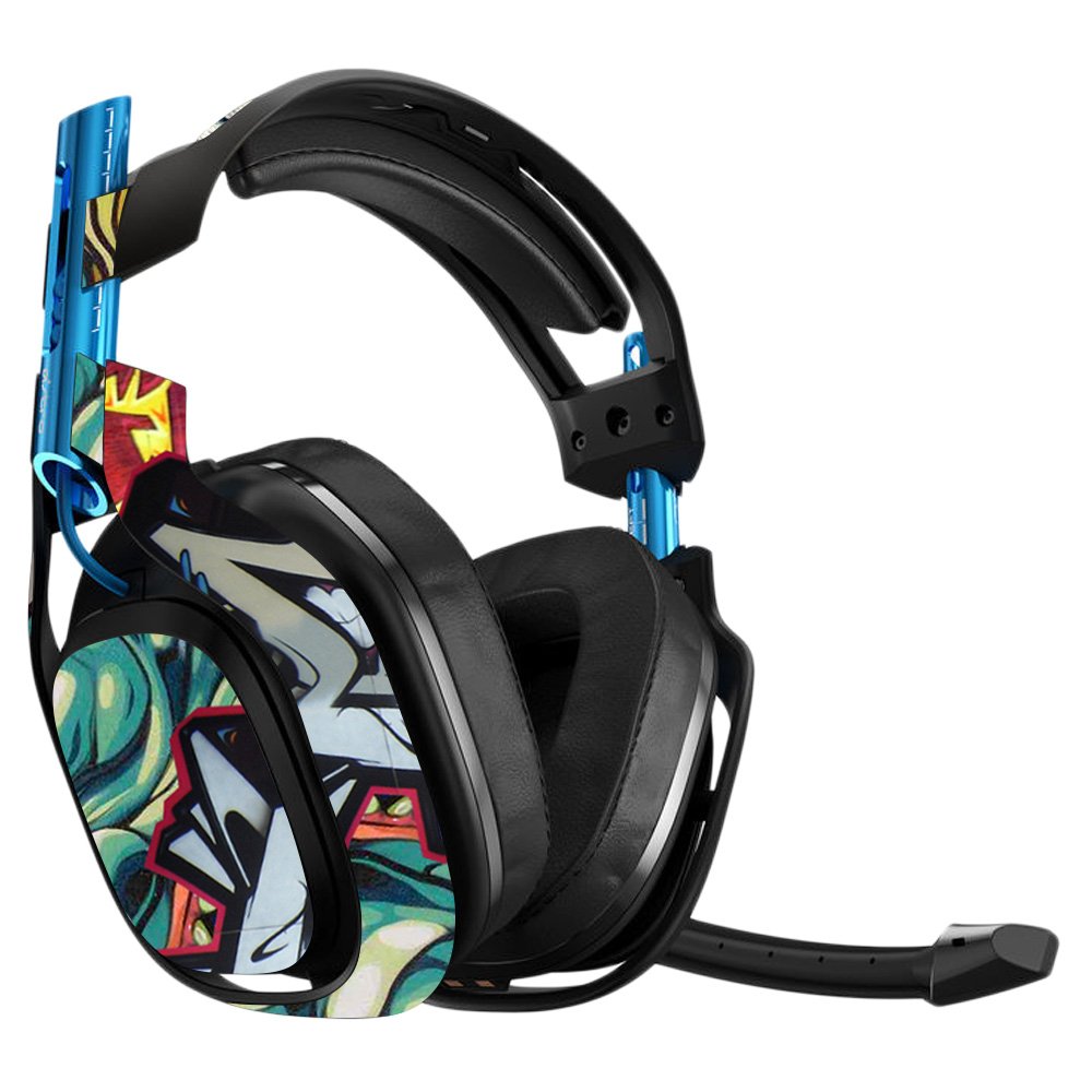 MightySkins Vinyl Decal Wrap Cover for Astro A50 3rd Gen Gaming Headset - Graffiti Wild Style Protective Skin | Durable, Easy to Apply & Remove | Made in USA | Perfect for Gaming, Streaming & Customizing Your Headset