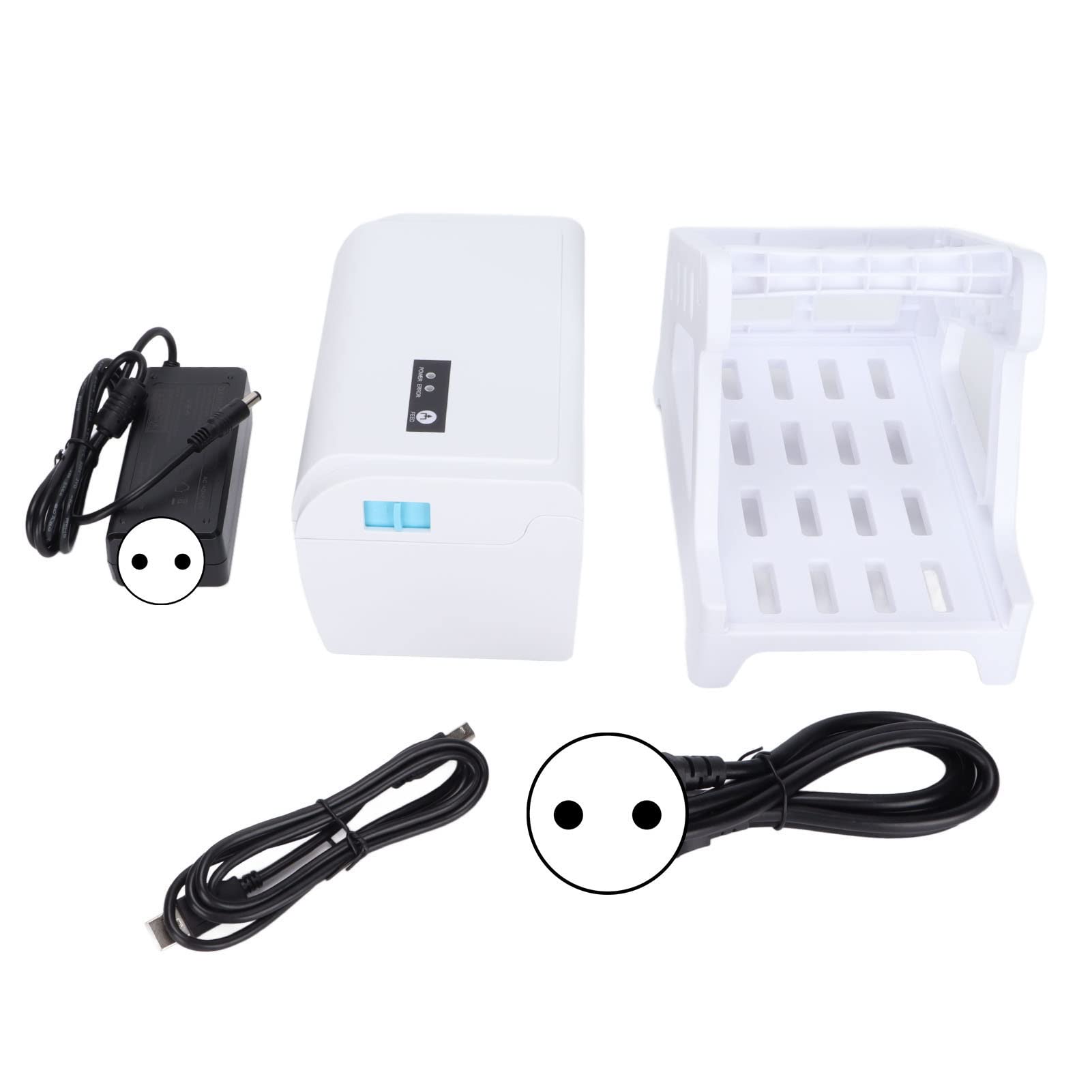 EXCLUZO Label Printer - High-Speed Continuous Printing for POS Systems & Shipping Labels | Portable, Low-Cost Label Maker for Retail, Warehouse & Logistics Use