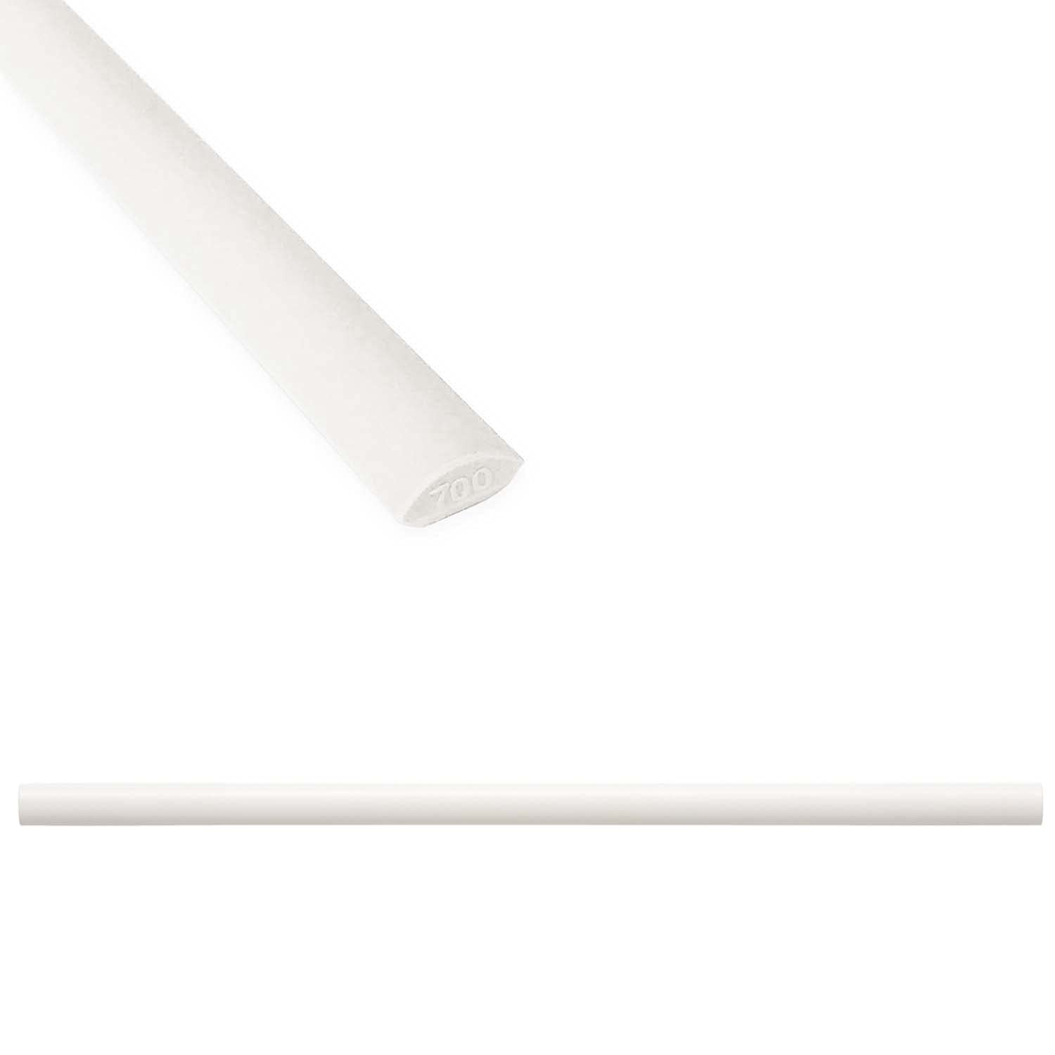 Questech Decor 1/2 x 12 Inch White Matte Quarter Round Tile Trim - 12 Pack | Corner Shower Tile Edge Trim & Jolly Tile Liner Cap for Kitchen Backsplash, Bathroom Shower & Wall Protection | Perfect for DIY Home Renovation & Waterproof Edge Finishing