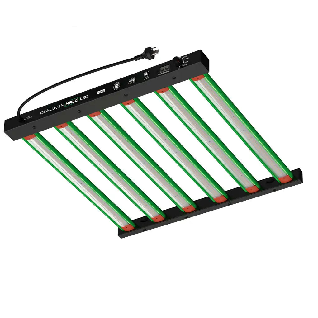 Digi Lumen 400W Halo 6 Bar LED Light with Built-in Driver - High Brightness LED Work Light for Garage, Workshop, Warehouse, and Outdoor Lighting