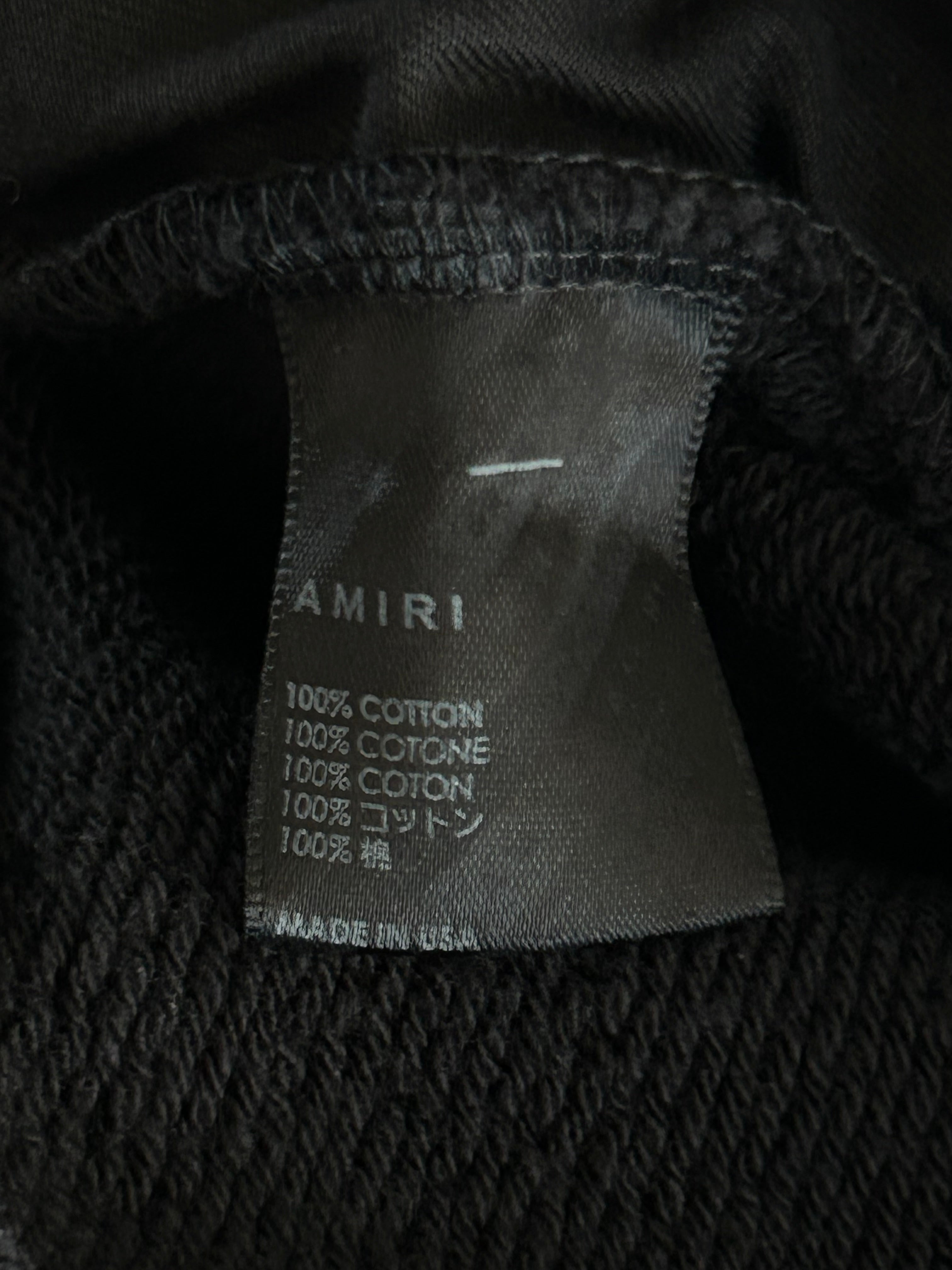 Amiri Black & White Core Logo Shorts for Men - Stylish Casual Summer Shorts for Streetwear & Lounge Wear