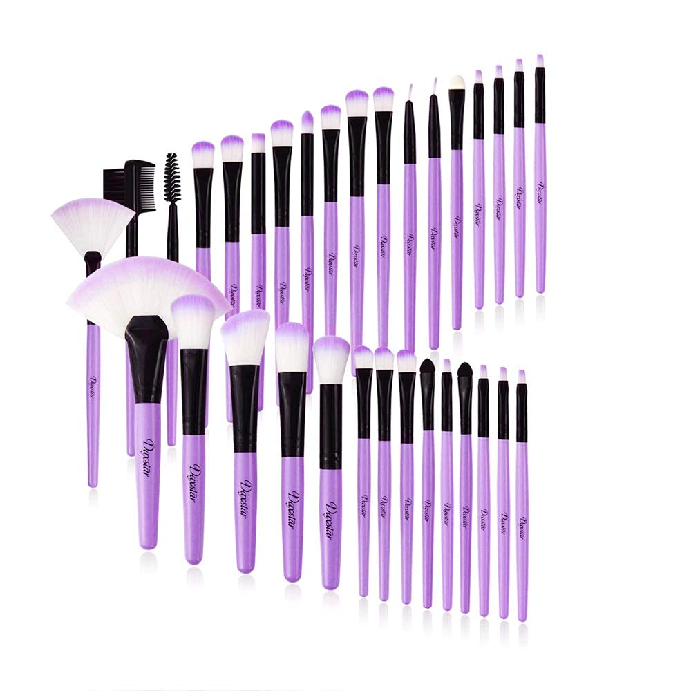 32-Piece Professional Makeup Brush Set - Eyeshadow, Foundation, Concealer, Eyelash & Blusher Brushes for Beginners & Professionals | Perfect for Daily Makeup, Contouring & Special Occasions