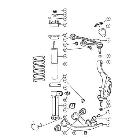 Mopar 5212 8877AB Coil Spring - High-Performance Suspension Replacement for Dodge, Chrysler, Jeep Vehicles | Perfect for Off-Roading & Smooth Ride Comfort