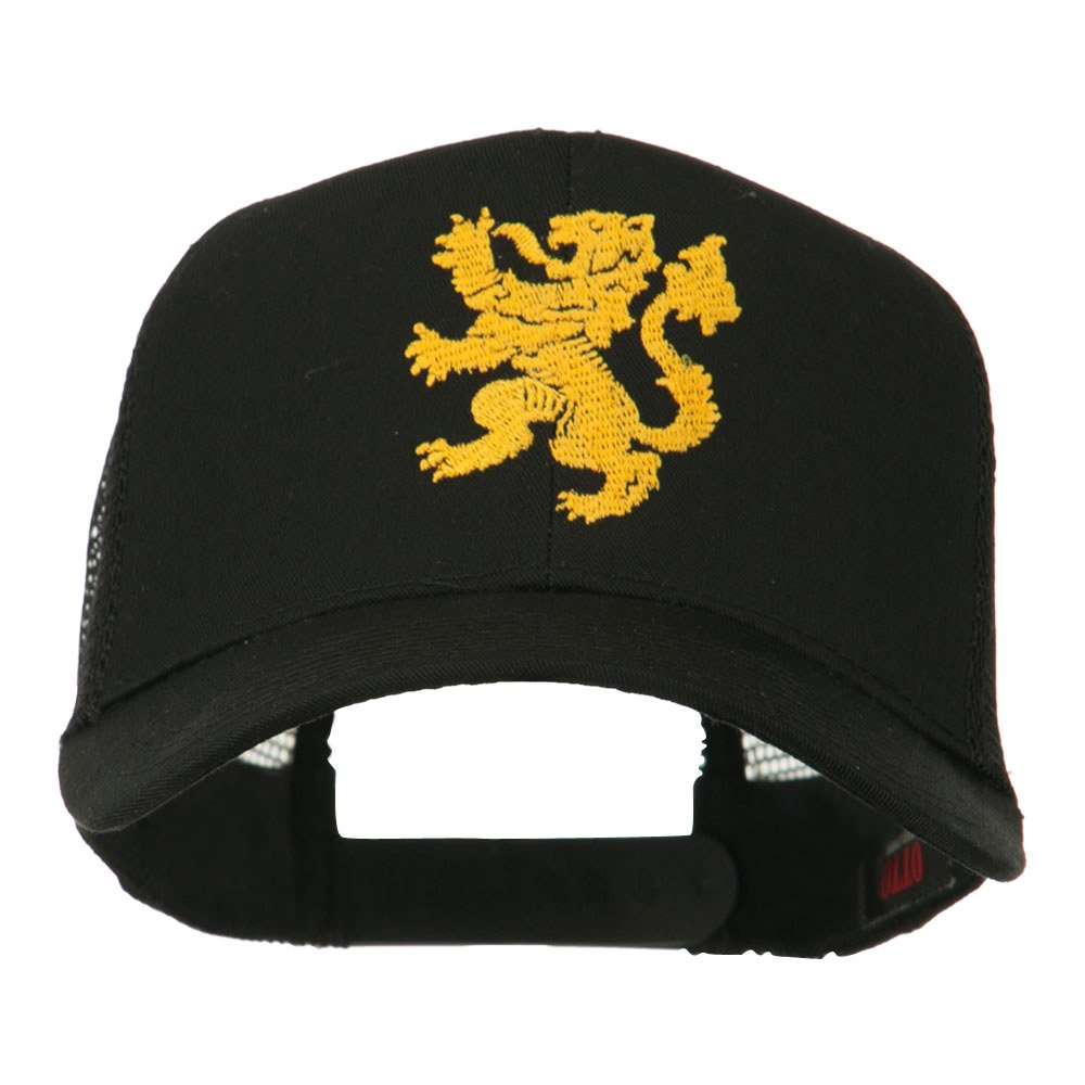 Heraldic Lion Embroidered Baseball Cap - Premium Cotton Adjustable Hat for Men & Women - Perfect for Outdoor Sports, Casual Wear & Fashion Accessories