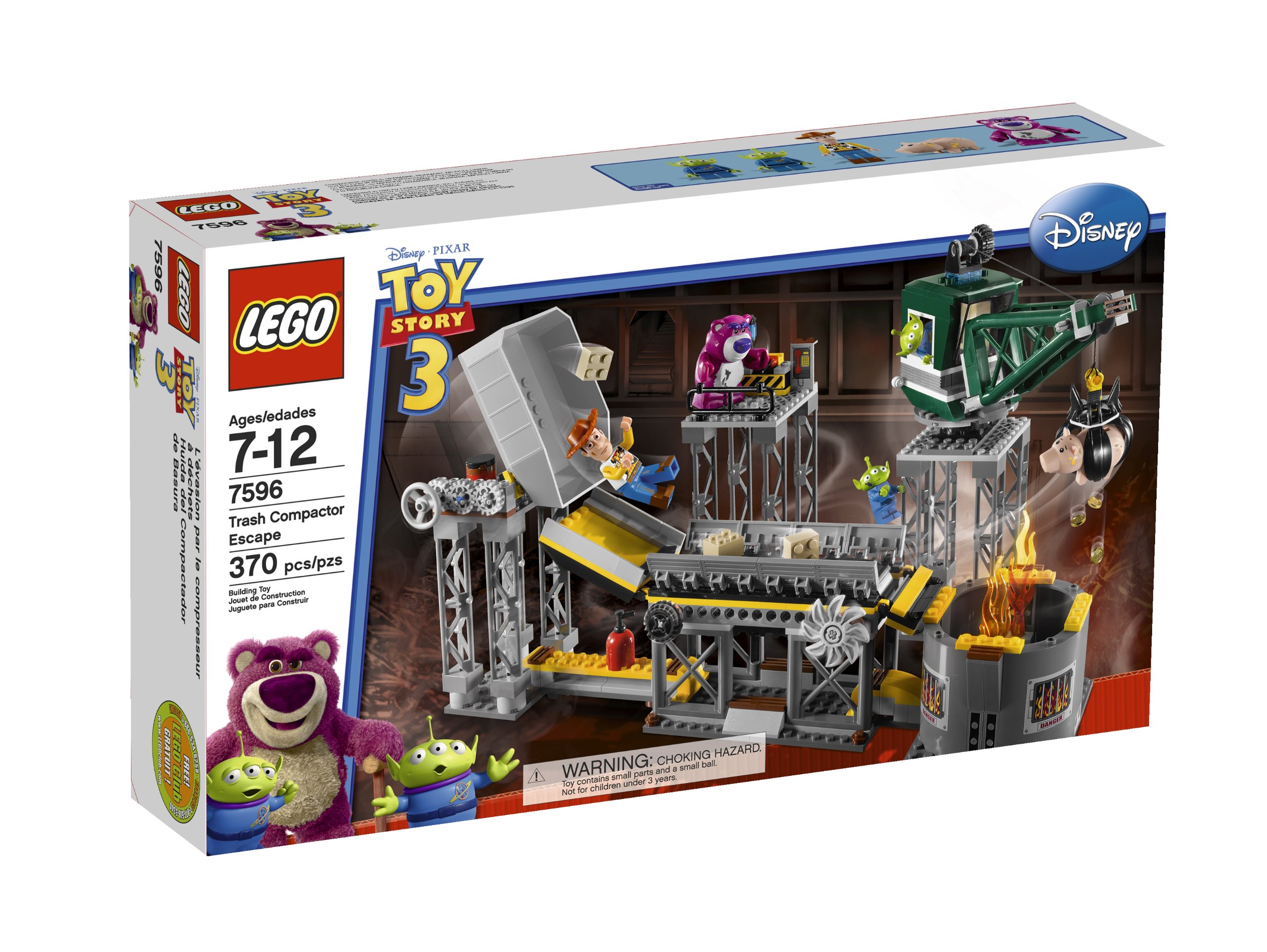 LEGO Toy Story Trash Compactor Escape Building Set (7596) - Creative Construction Toy for Kids & Collectors - Perfect for Playtime, Display & Disney Pixar Fans