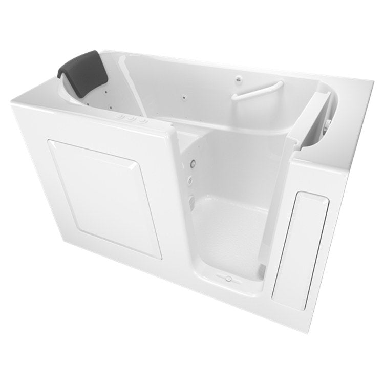 3060 Series 30W x 60L Gelcoat Walk-In Combination Bathtub with Right Hand Drain - Perfect for Small Bathrooms & Modern Home Spa Experience