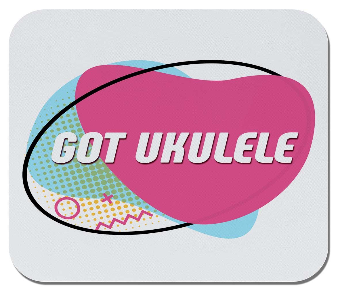 Makoroni GOT Ukulele Non-Slip Rubber Gaming Mouse Pad - Large 84cm Office Desk Mat for PC, Laptop & Workstation - Perfect for Gamers, Programmers & Office Professionals