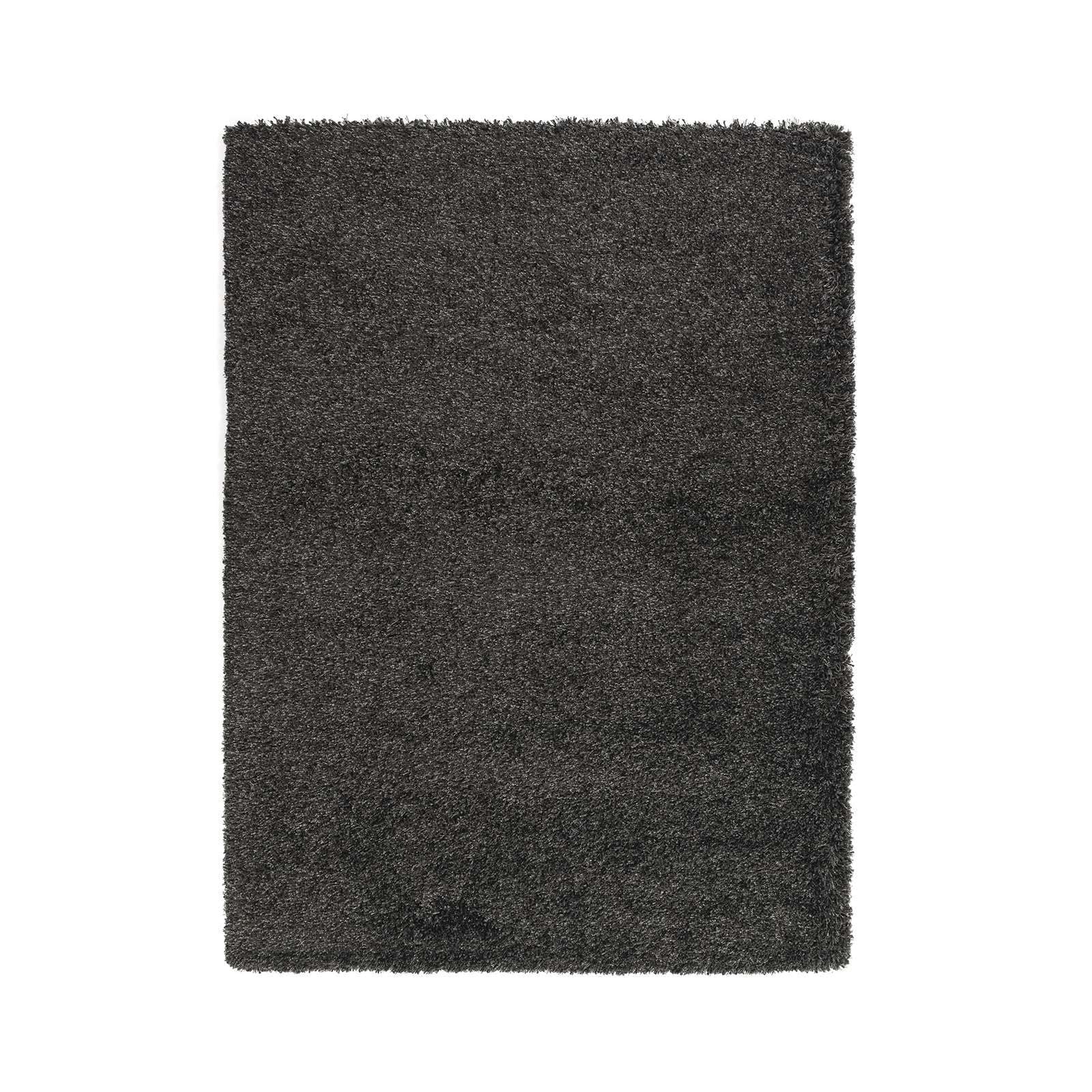 Premium Soft Shaggy Carpet Area Rug - 4x5 Feet Plush Dark Gray - Perfect for Living Room, Bedroom & Nursery Cozy Decor