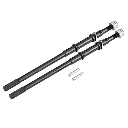 Upgraded Steel Rear Drive Shaft for AXIAL SCX10 II 90046 90047 RC Cars - Durable Rear Axle Dog Bone Replacement Part - Perfect for Off-Road Crawling & Rock Racing Scenarios