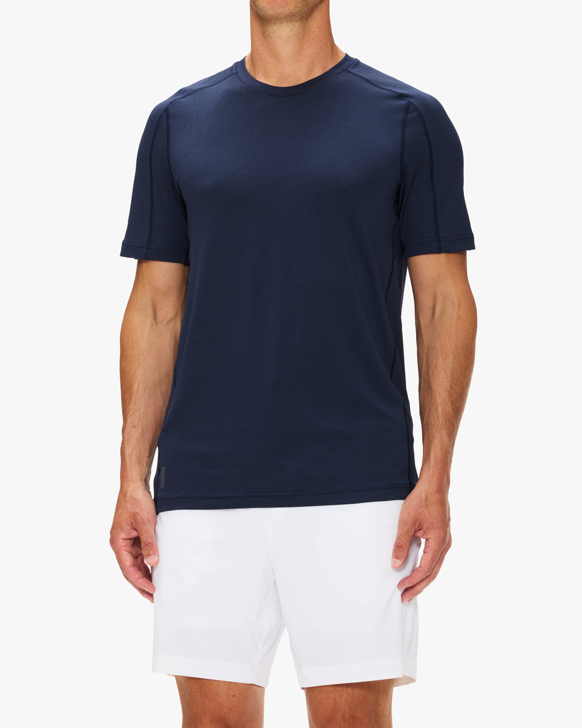 Rhone Invictus Men's Workout T-Shirt - Moisture Wicking Gym Shirt for Training & Running - Lightweight Performance Tee for Fitness & Active Lifestyle