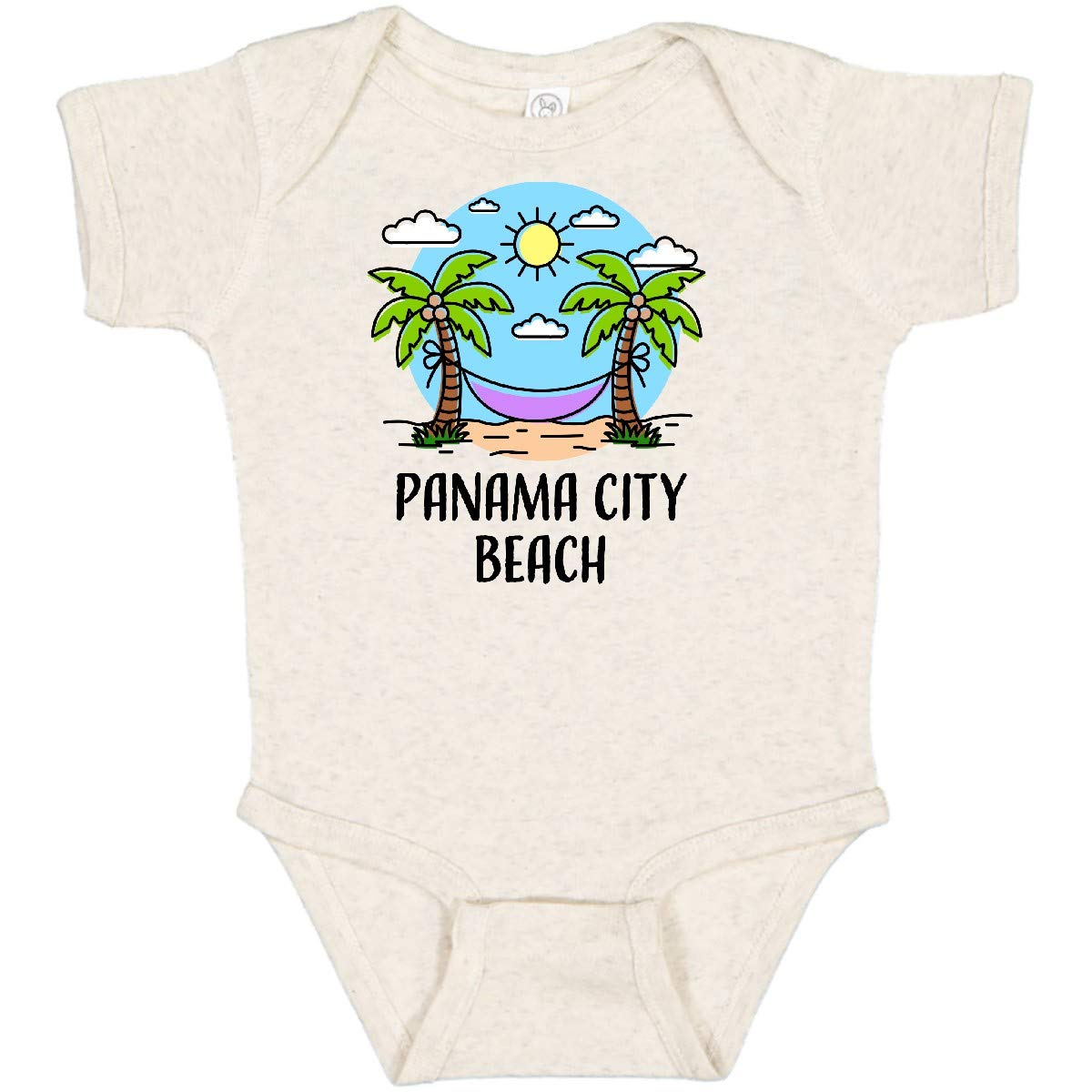 Inktastic Summer Vacation in Panama City Beach Baby Bodysuit - Cute Infant Onesie for Beach Trips & Family Vacations - Perfect Gift for Newborns & Toddlers