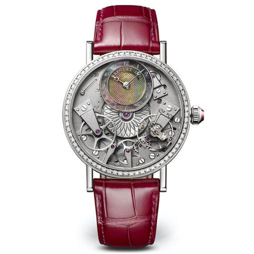 Breguet Tradition 18K White Gold Diamond Ladies Watch - Luxury Women's Timepiece for Formal Events & Special Occasions
