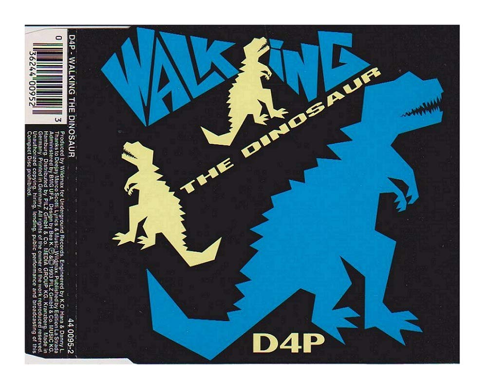 Dinosaur Walking Music CD - Fun & Engaging Single Track for Kids, Parties & Educational Activities
