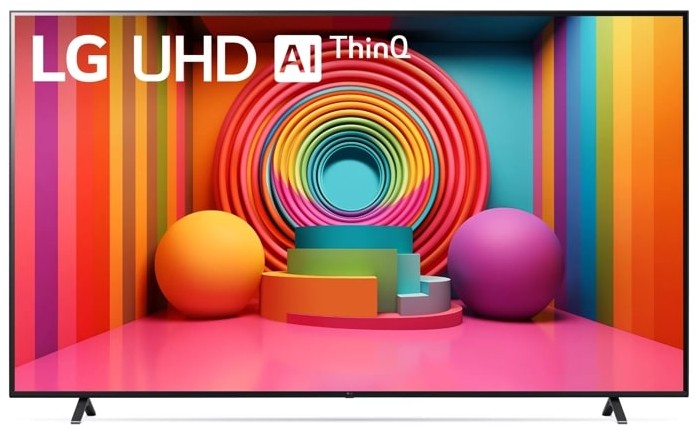 LG 70UT7550AUA 70-Inch 4K Ultra HD Smart LED TV with webOS - Crystal Clear 2160p Resolution, HDR, AI ThinQ, Built-in WiFi - Perfect for Home Theater, Gaming & Streaming Netflix, Hulu, Prime Video