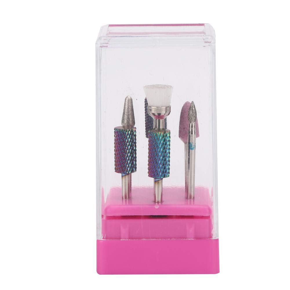 Professional Nail Drill Bit Set - 10PCS Nail File Bits & Grinding Heads for Acrylic, Gel, Natural Nails - Perfect for Nail Salons, Art Schools & DIY Manicures at Home