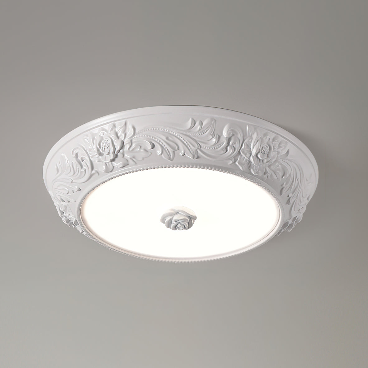 Modern Embossed Resin Ceiling Light Fixture - Elegant Home & Office Lighting for Living Room, Bedroom, Dining Area | Energy Efficient & Stylish Design